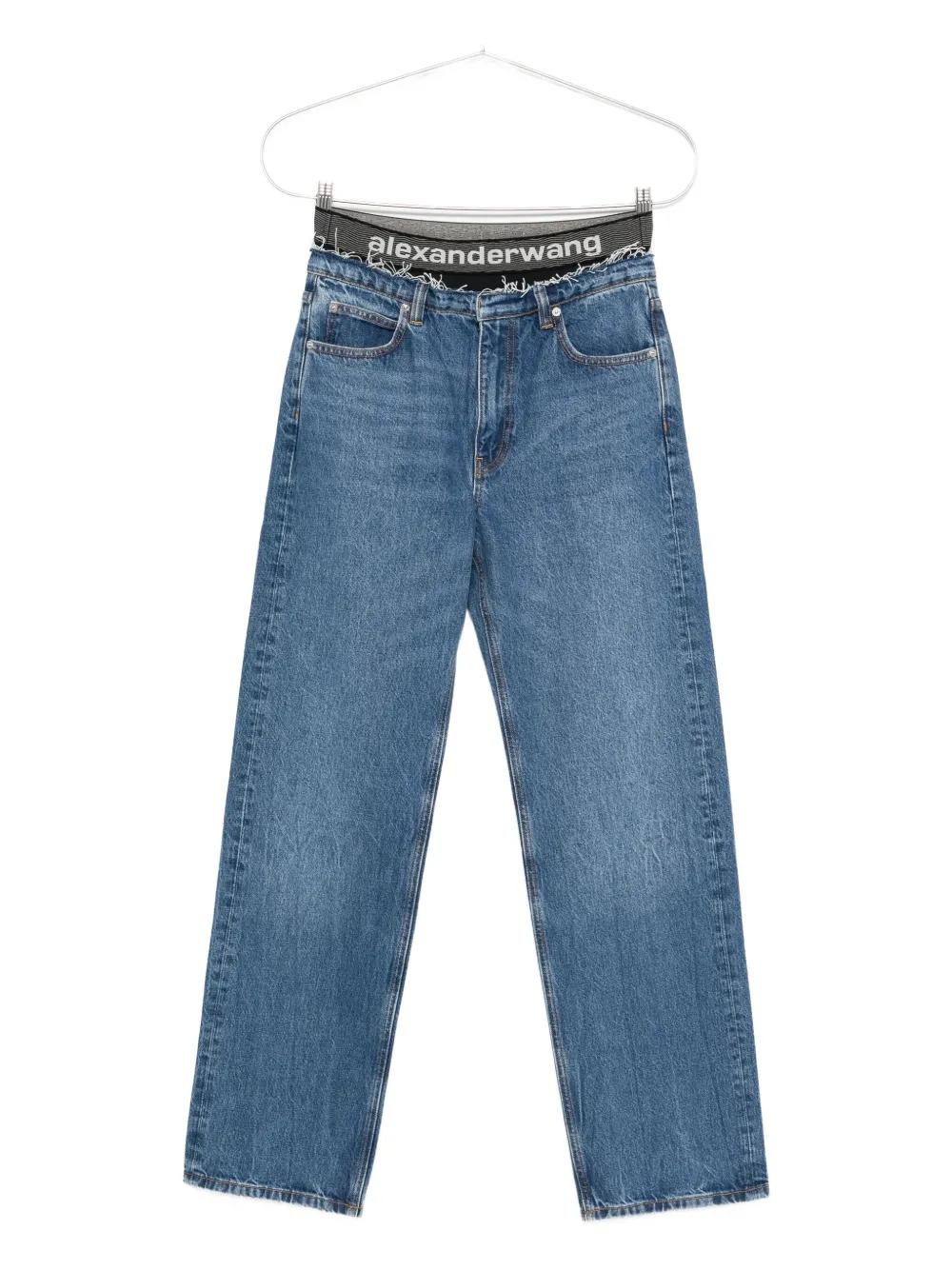 【Alexander Wang】レーザーディストレストロゴ ジーンズ レーザーディストレストロゴ ジーンズ | Why are you here?