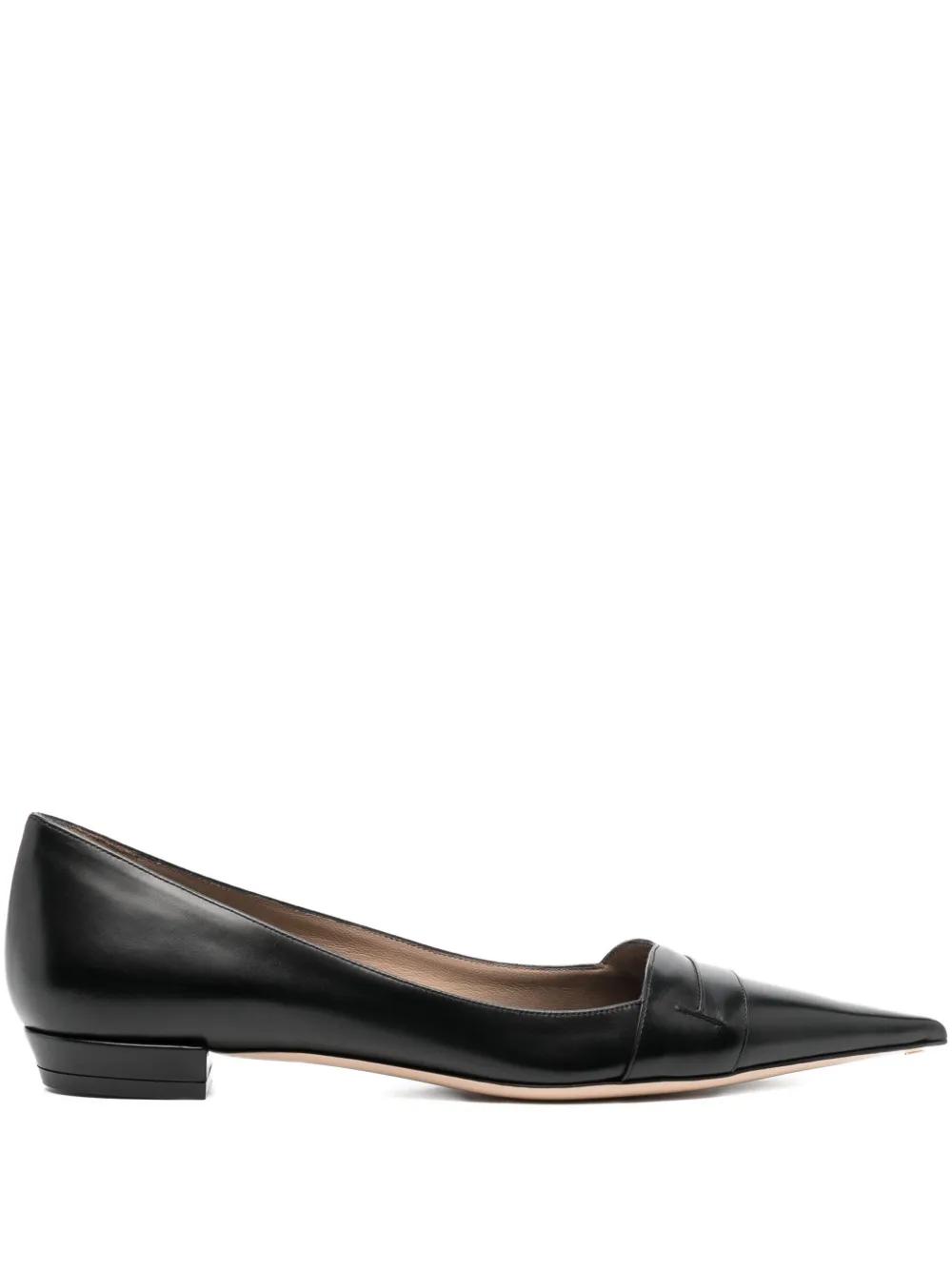 フラットシューズ TOM FORD Woman Ballet flats Black W3465LCL407G 1N001 LEATHER AND GROS GRAIN AUDREY BALLERINA FLAT | Tom Ford Fashion