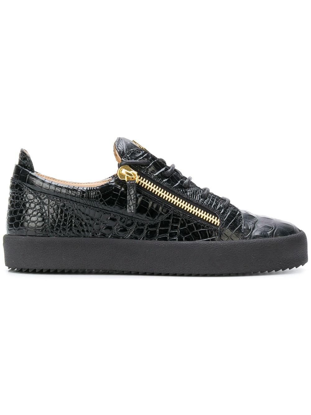 zanotti croc sneaker