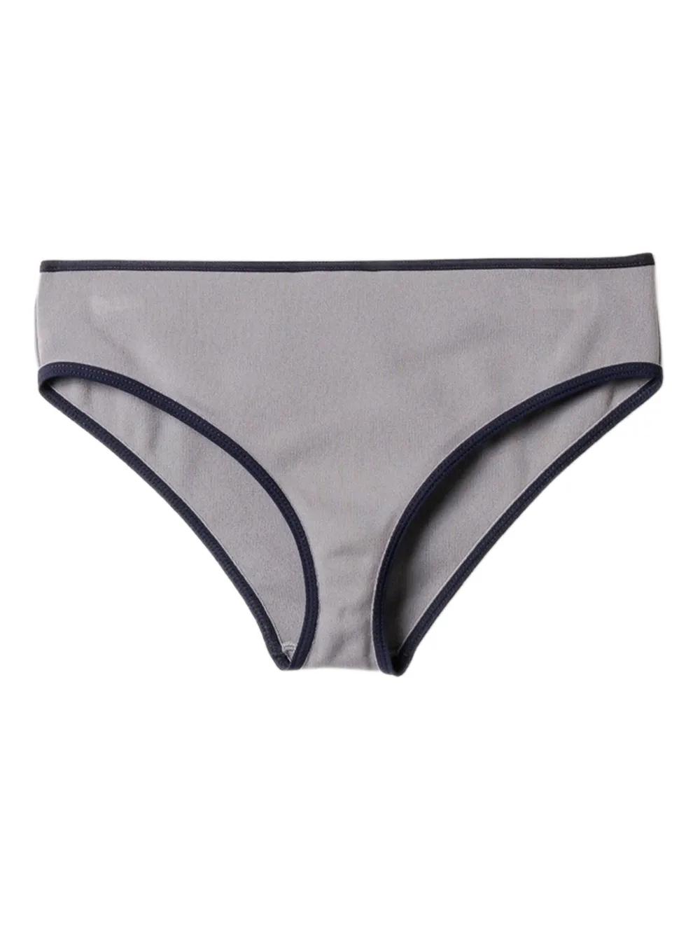 Miu Miu ロゴパッチ リブビキニ セット Miu Miu Bikinis for Women | Online Sale up to 39% off | Lyst