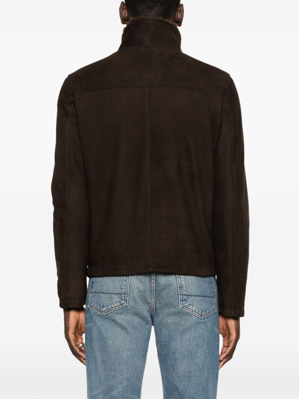 Veste Homme BARBA NAPOLI - Modèle 3390AS, Cuir Perforé Marron, Style 3 En 1 Neuf
