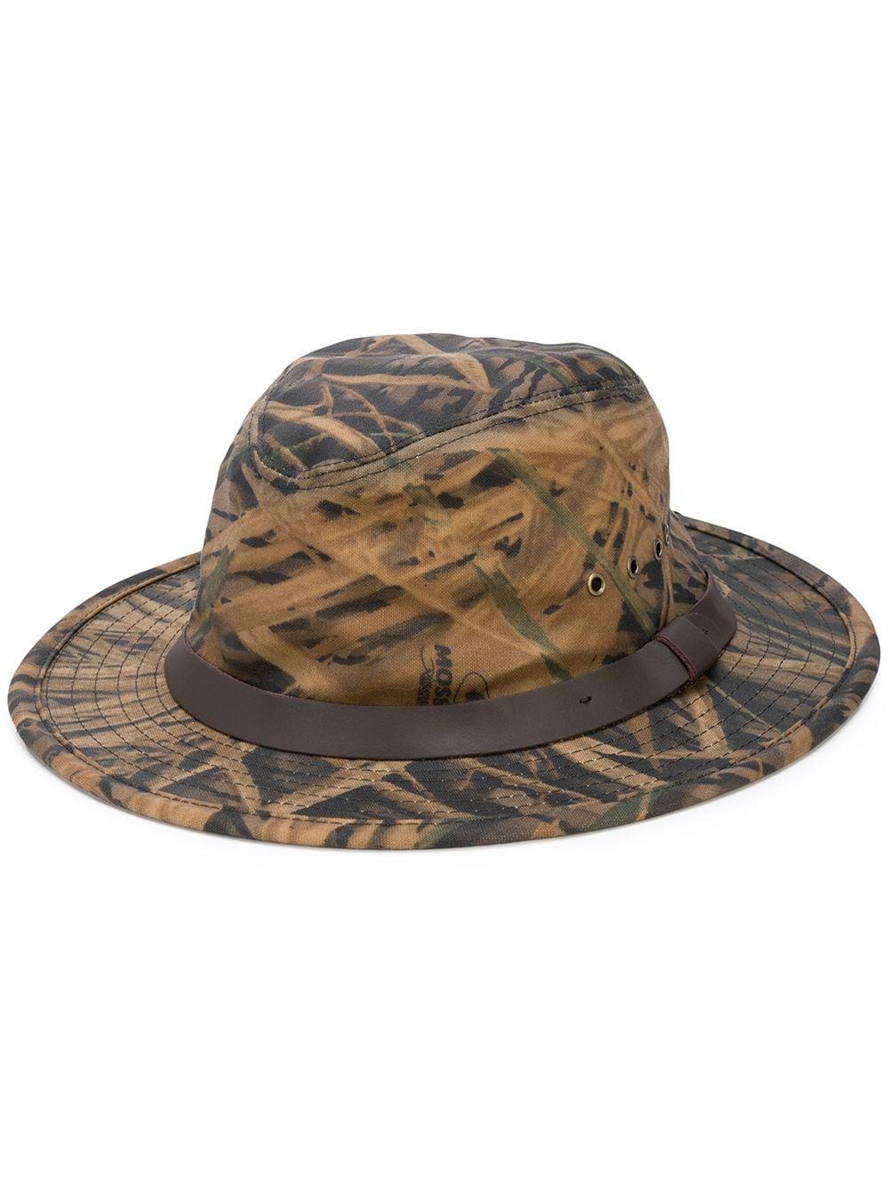 Filson Cotton Camouflage Fedora Hat in 