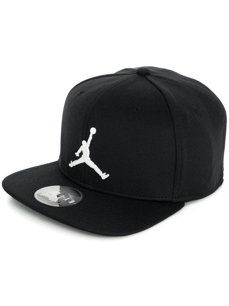 Nike Synthetic Jordan Jumpman Snapback Cap in Black for Men - Lyst