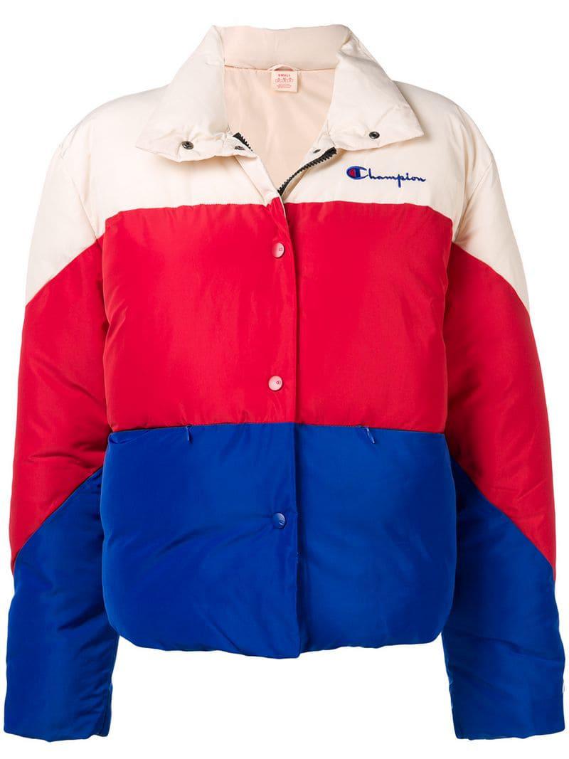 champion color block jacket
