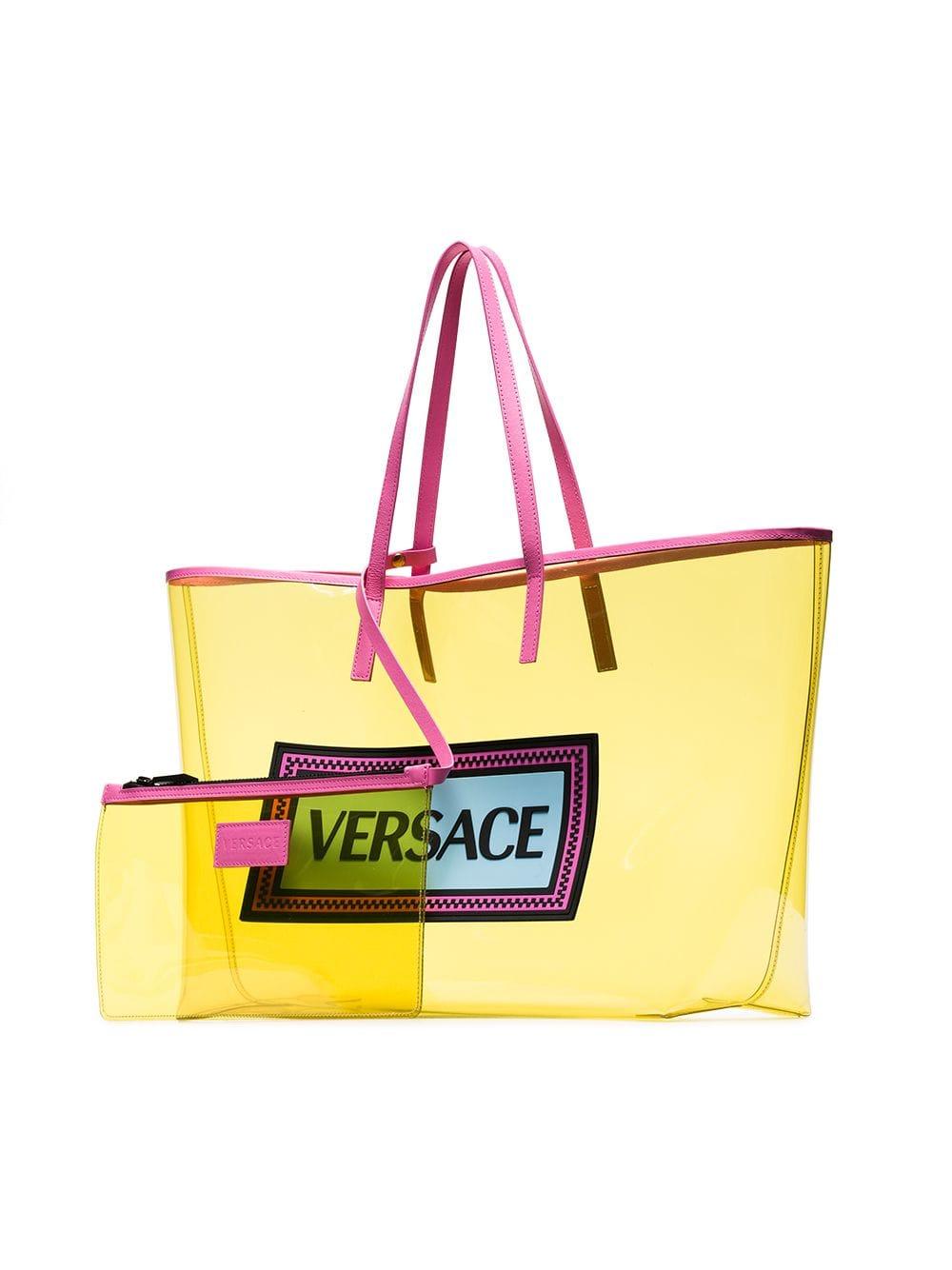 versace transparent bag