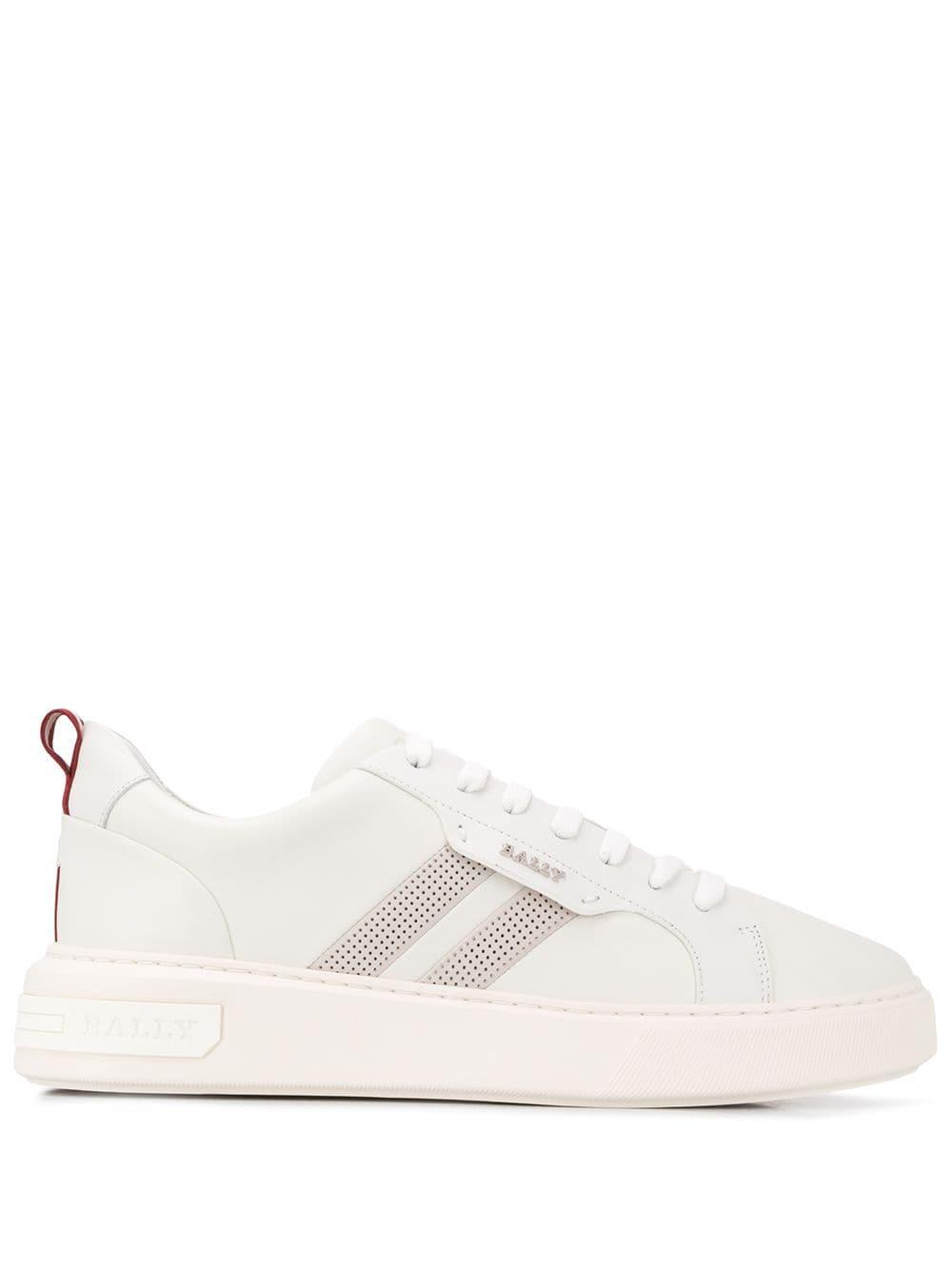 Bally Leather Maxim Low-top Sneakers in White for Men - Lyst
