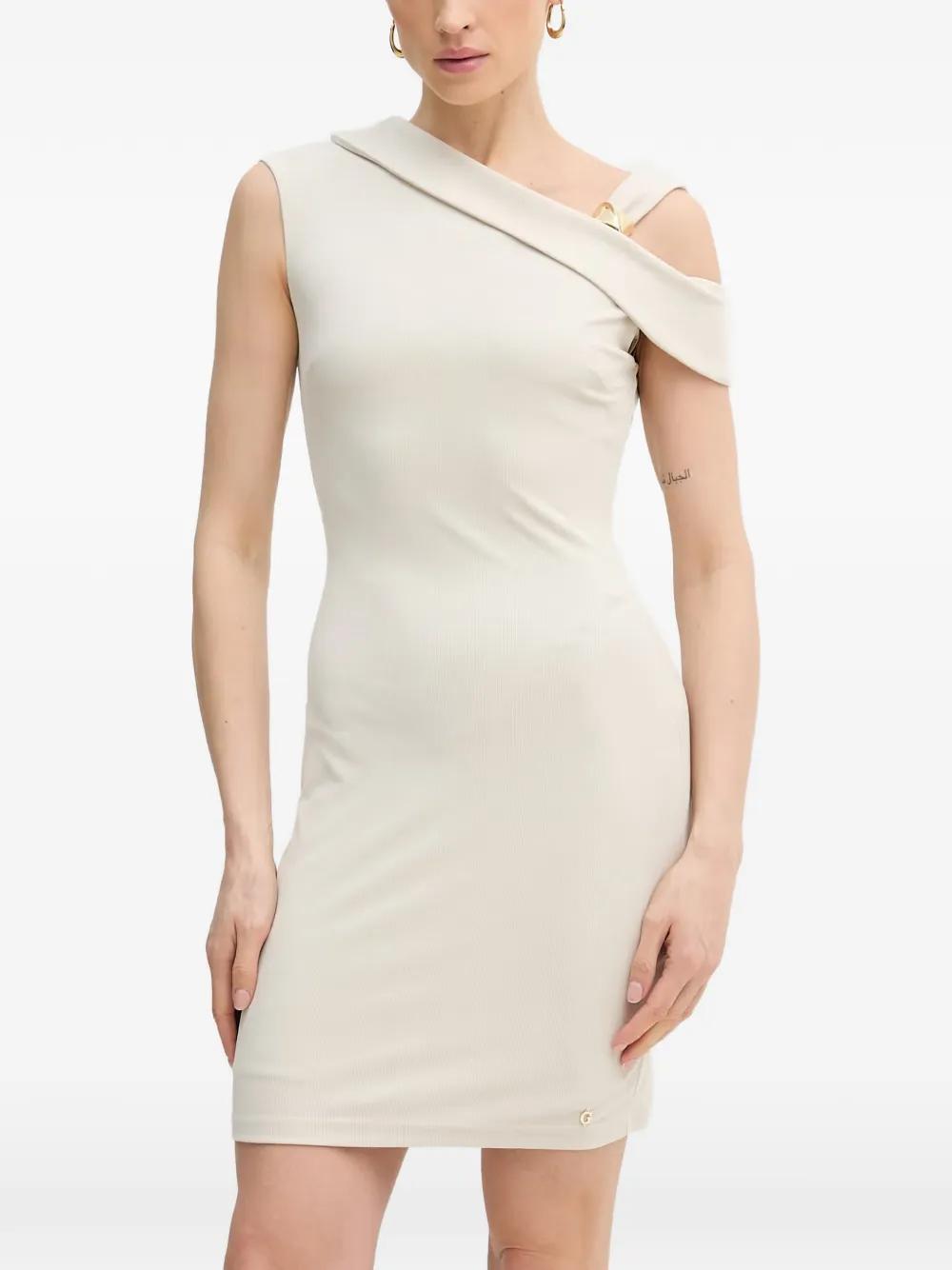 guess one shoulder dress Diamond One-Shoulder Dress