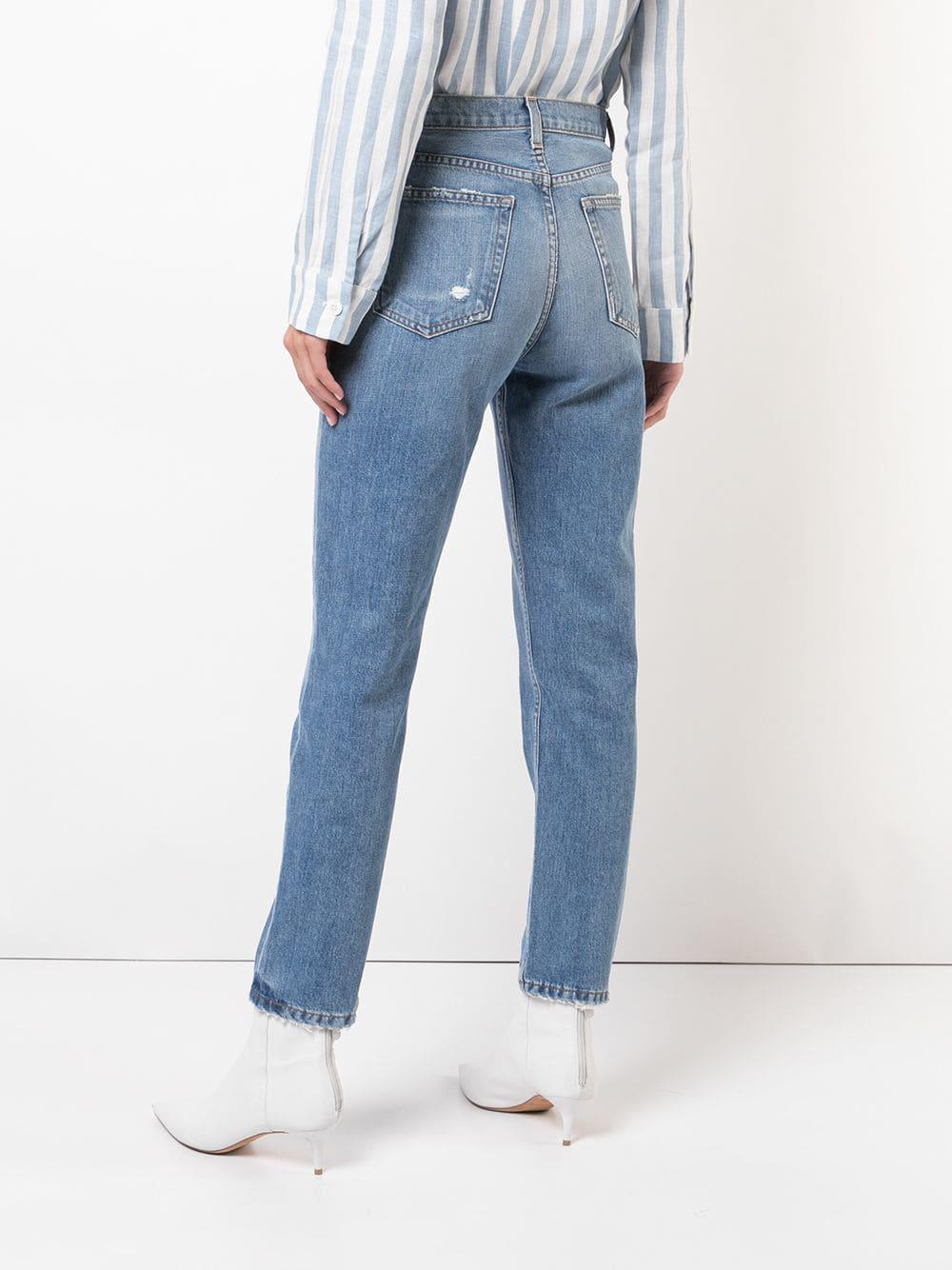 julia high waist cigarette jeans