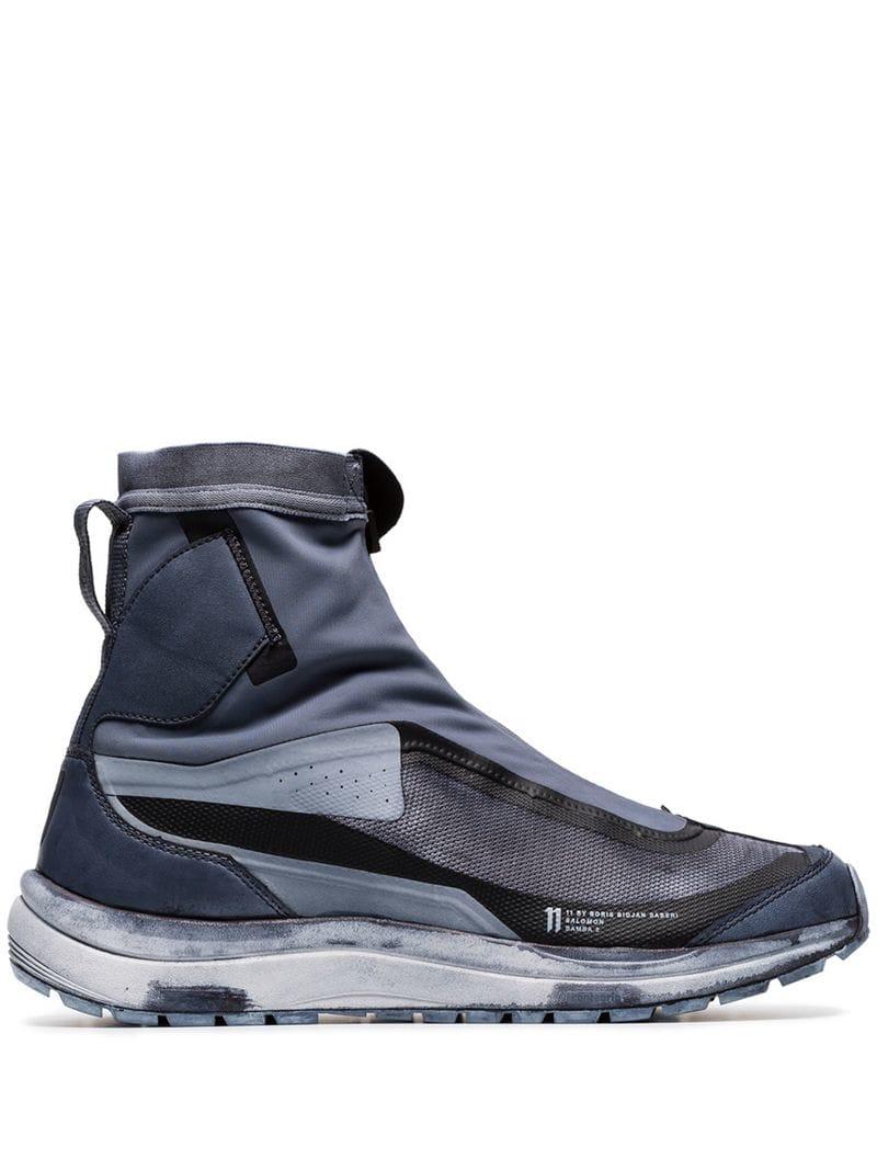 Salomon Lab X Boris Bidjan Saberi Grey Bamba 2 High-top Sneakers in Gray for Men |