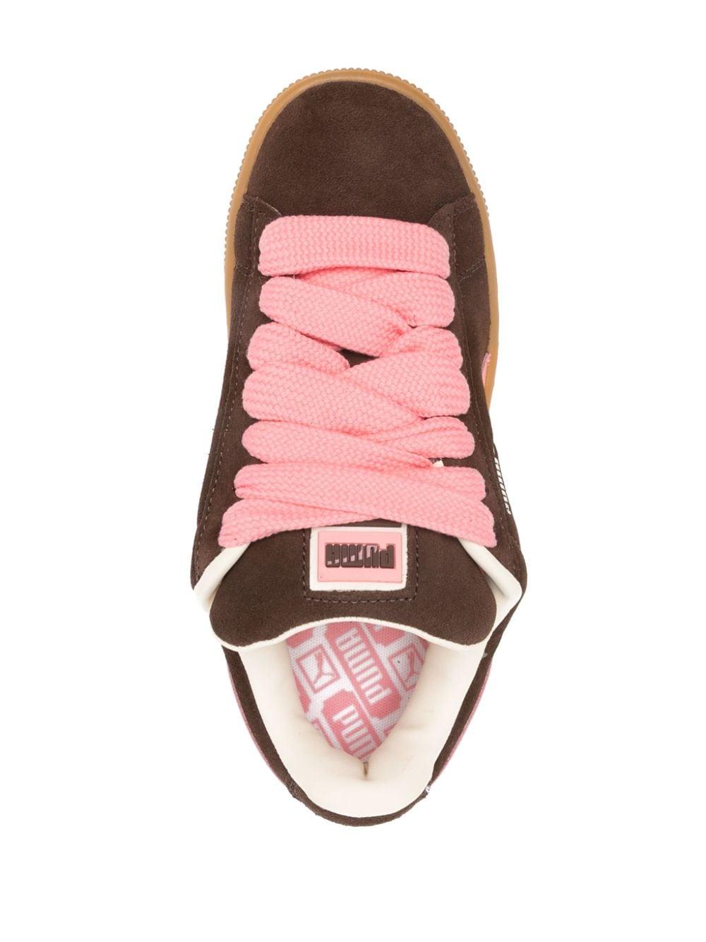 Puma Suede Xl Pink And Brown PUMA Suede Xl Wns Shoes In Brown Lyst