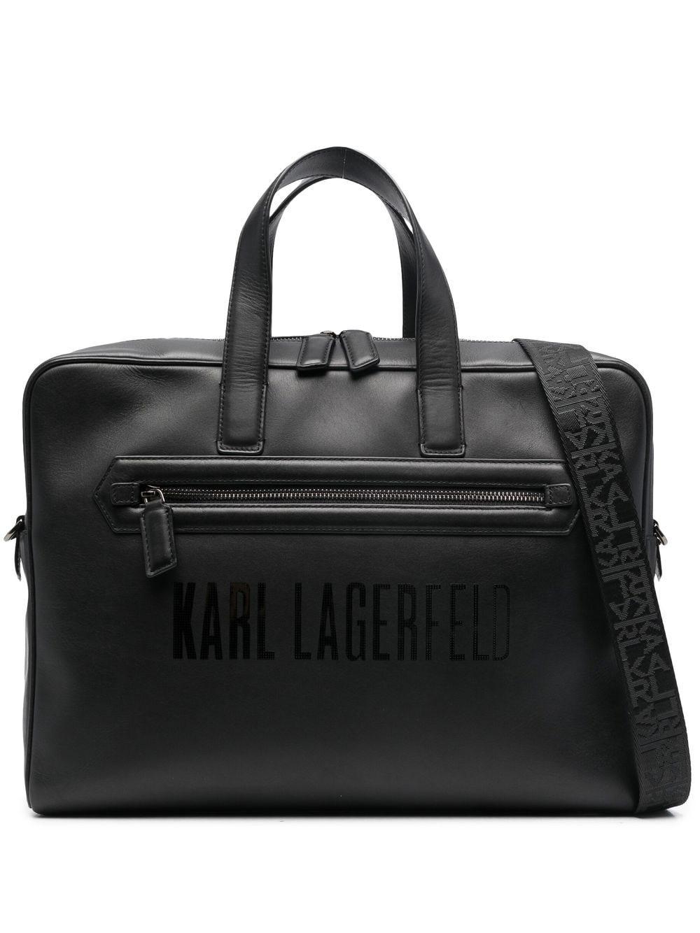 Karl Lagerfeld K/ikonik 2.0 Laptop Bag in Black for Men