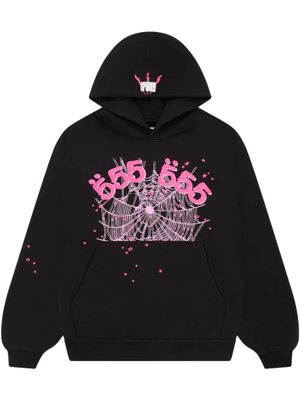 555 555 スパイダーウェブ パーカー ブラック Sp5der 555 Web Hoodie in Black for Men | Lyst