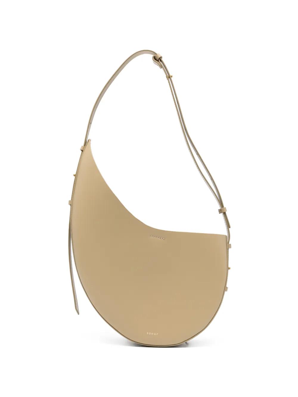 Sacoche Banane En Cuir Marron - Marque Soeur, Fait Main, Doublure Cuir, Taille Petit