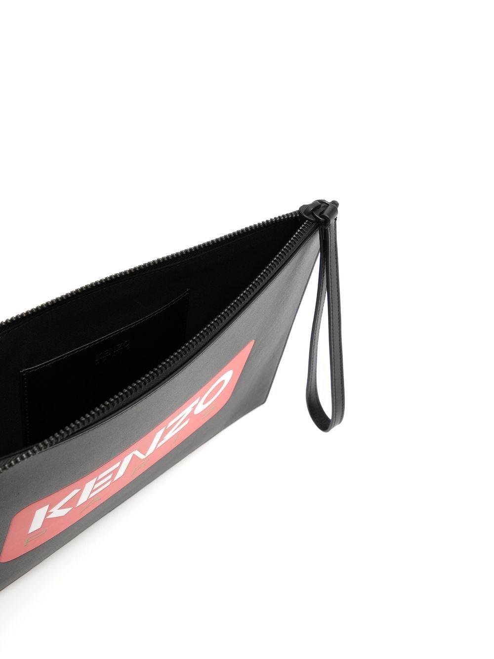 Kenzo leather online clutch