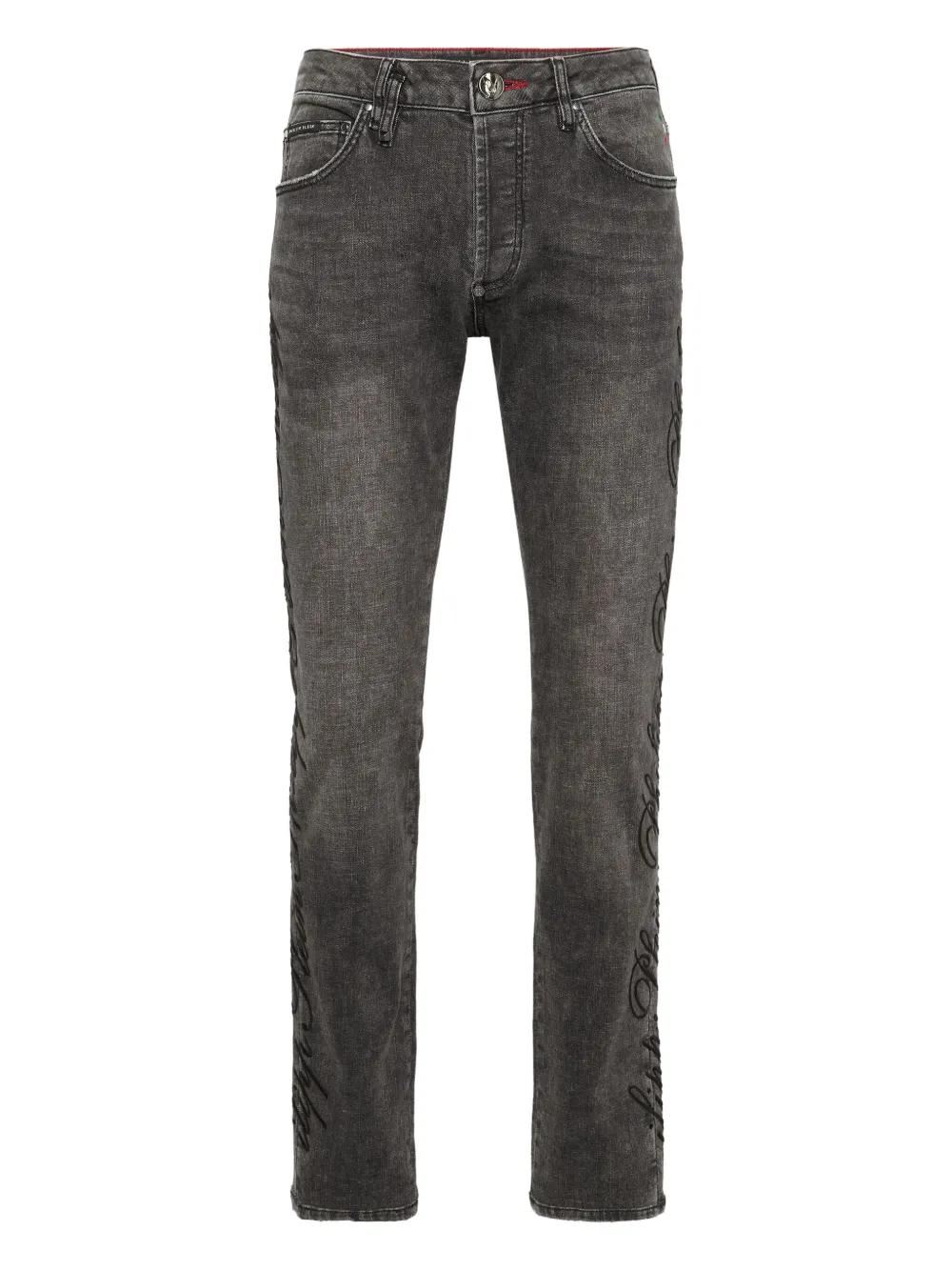 Farfetch Jeans Uomo Philipp Plein Philipp Plein Skinny Jeans Black