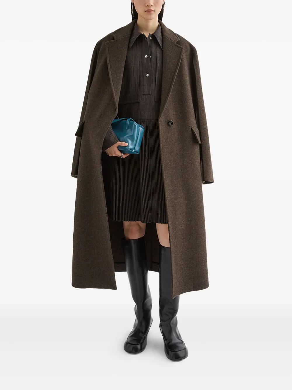 コート Jil Sander Coats Brown Jil Sander Brown Hooded Parka Jil Sander
