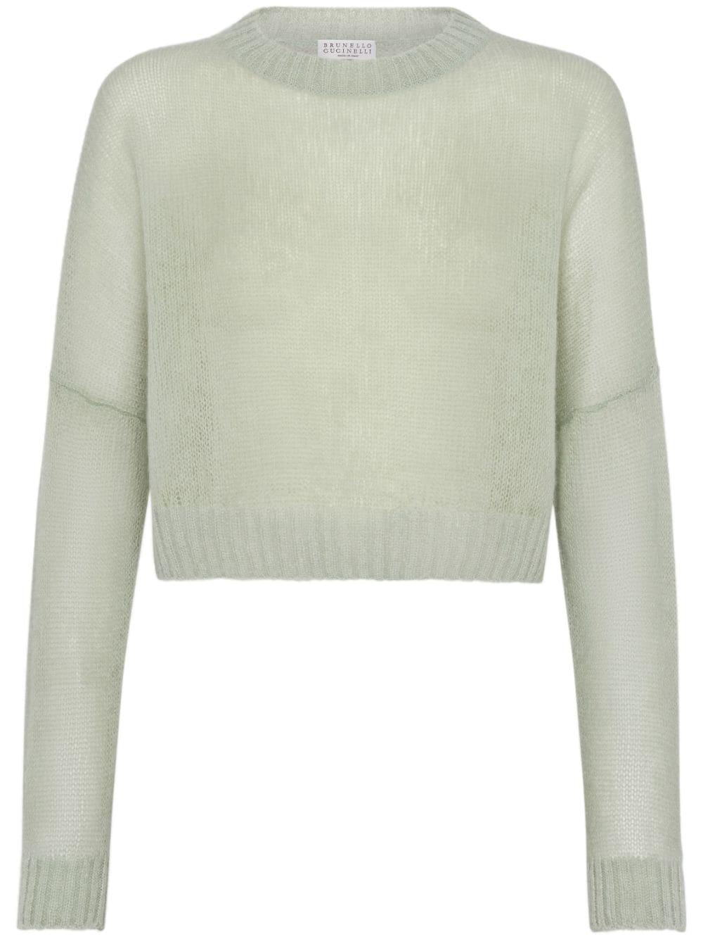 Brunello Cucinelli long-sleeve knitted jumper - Neutrals