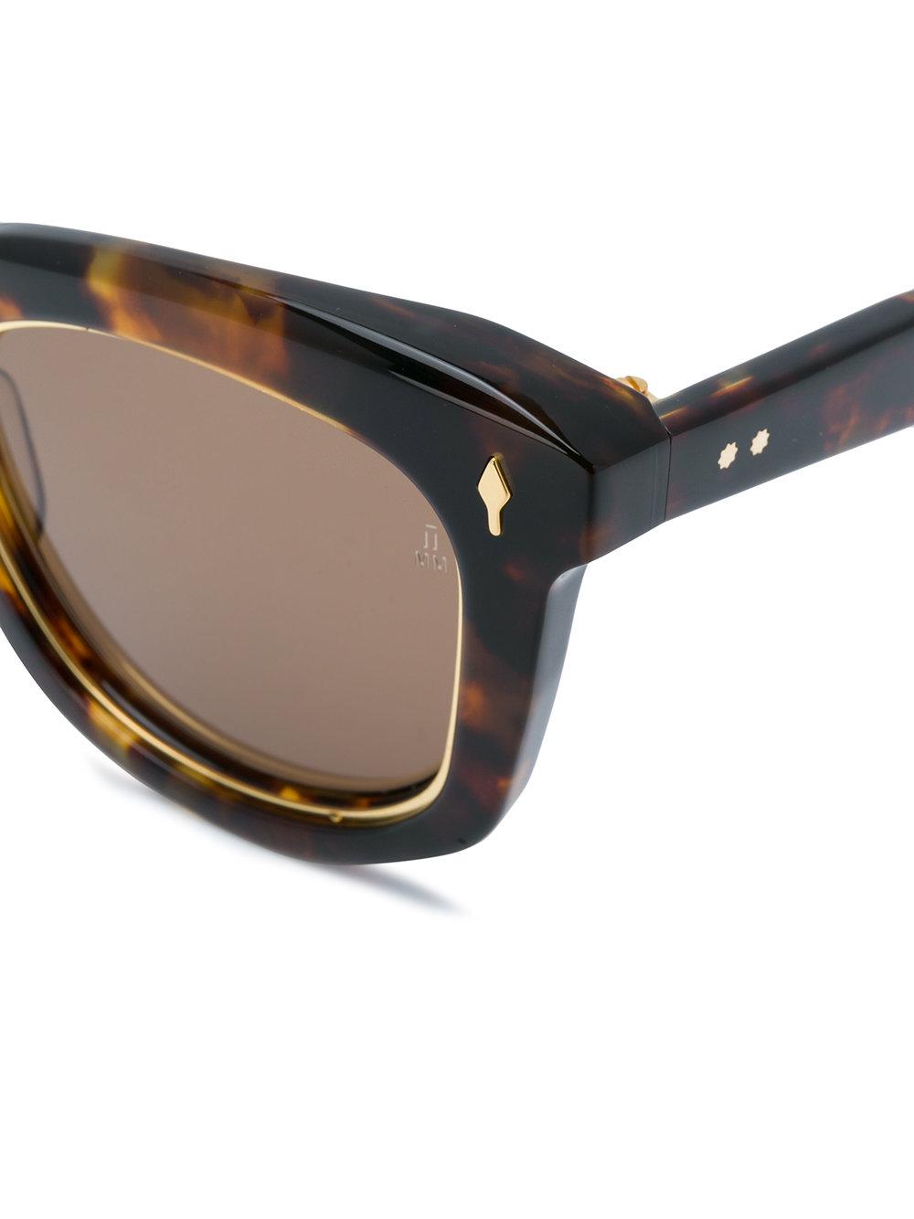 Jacques Marie Mage Pasolini Sunglasses in Brown | Lyst