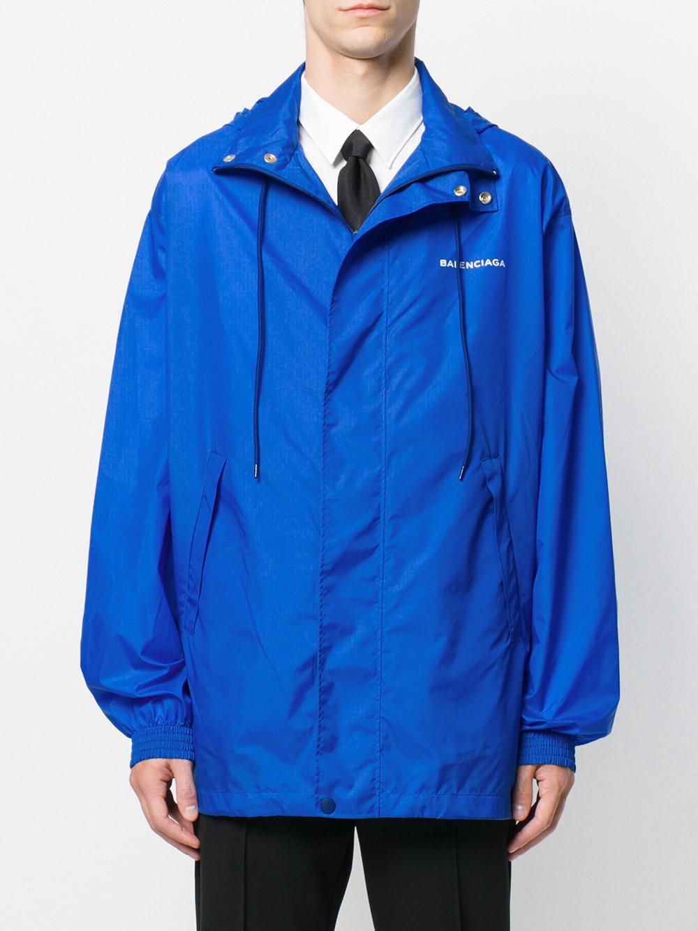 balenciaga jacket blue