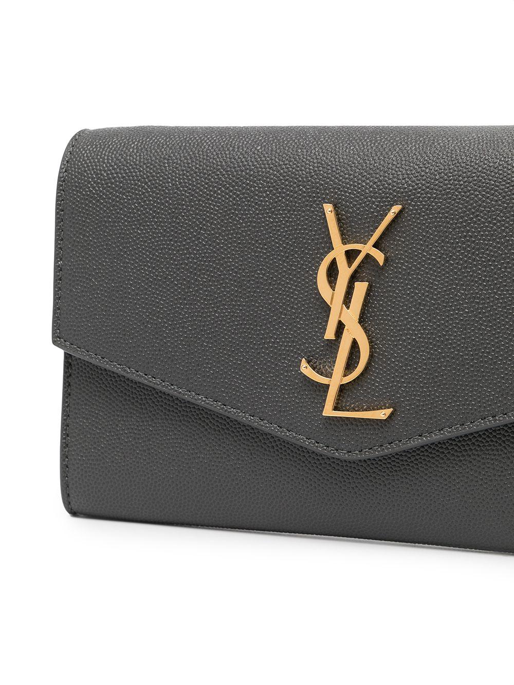 saint laurent uptown leather crossbody bolsa