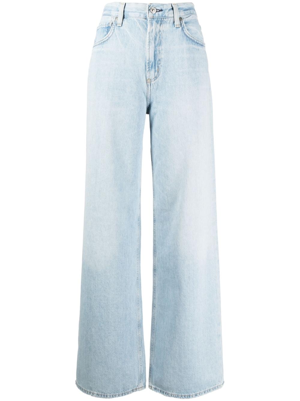 Citizens of Humanity Paloma Wide-leg Jeans in Blue | Lyst