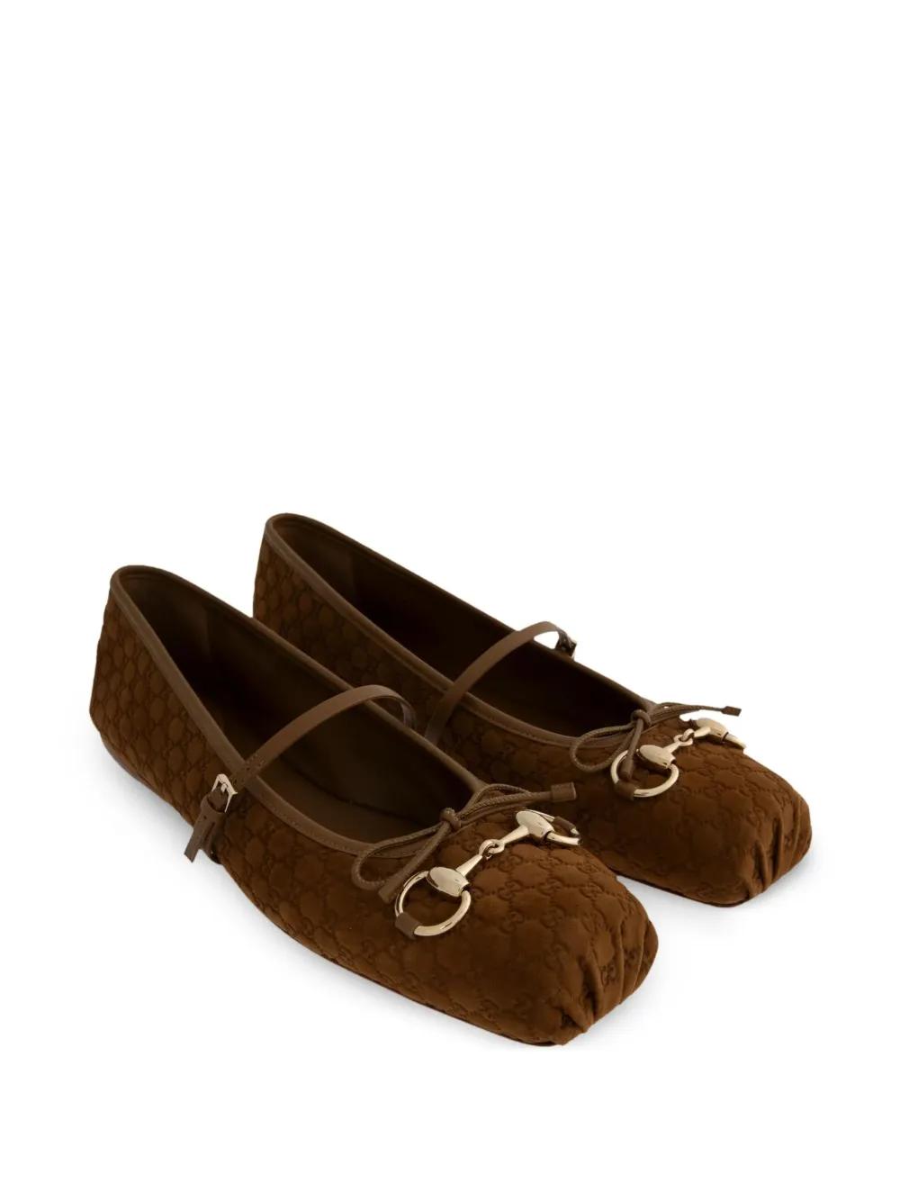 【gucci・グッチ】 BALLET FLATS バレエシューズ NEWJEANS HANNI着用！【GUCCI】グッチ ホースビット バレリーナ
