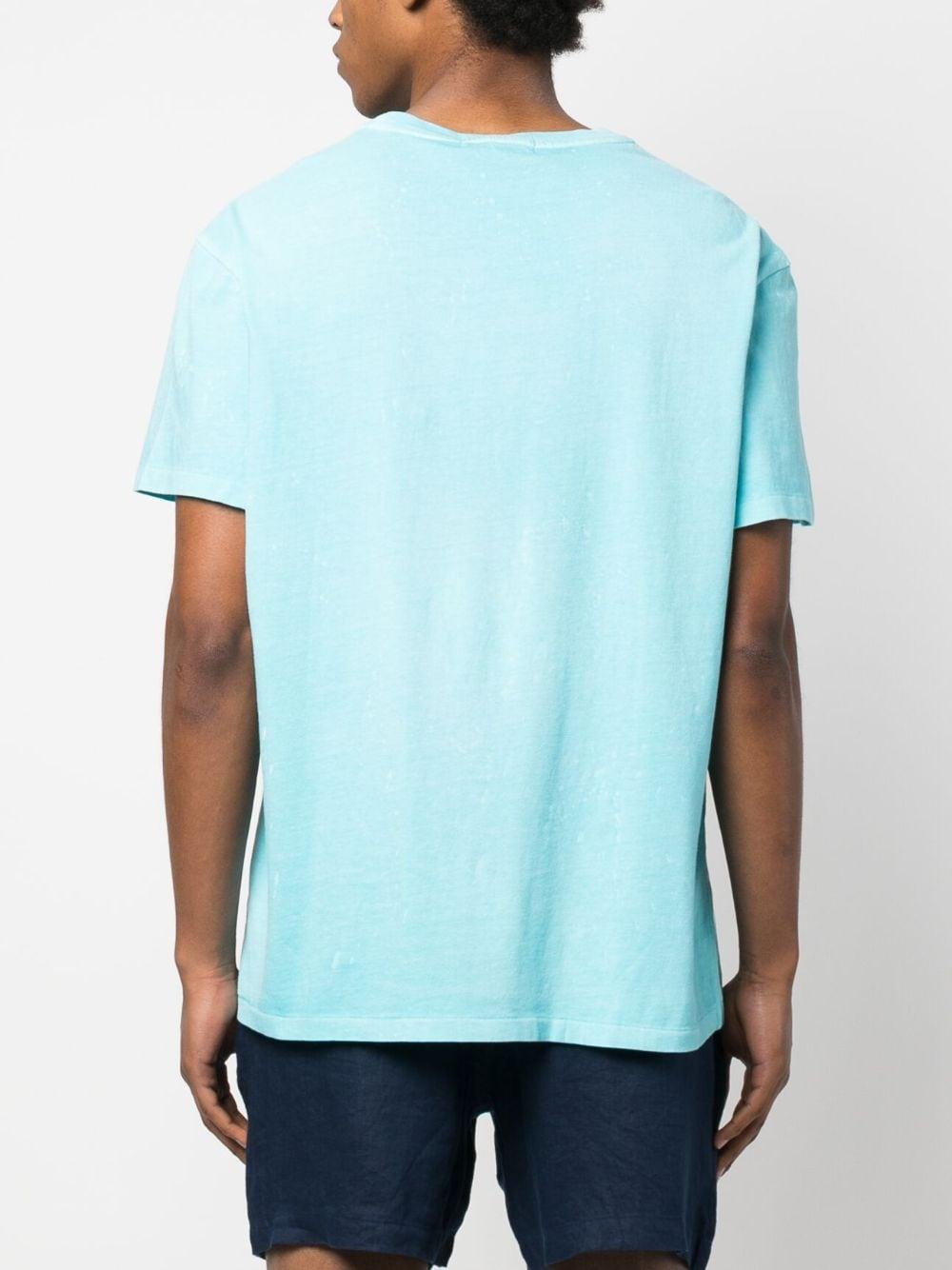 Polo Ralph Lauren Slogan-print Cotton T-shirt in Blue for Men | Lyst