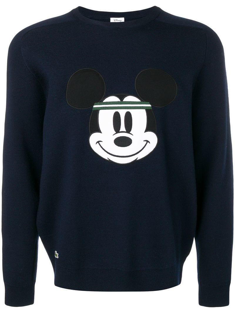 lacoste hoodie mickey mouse