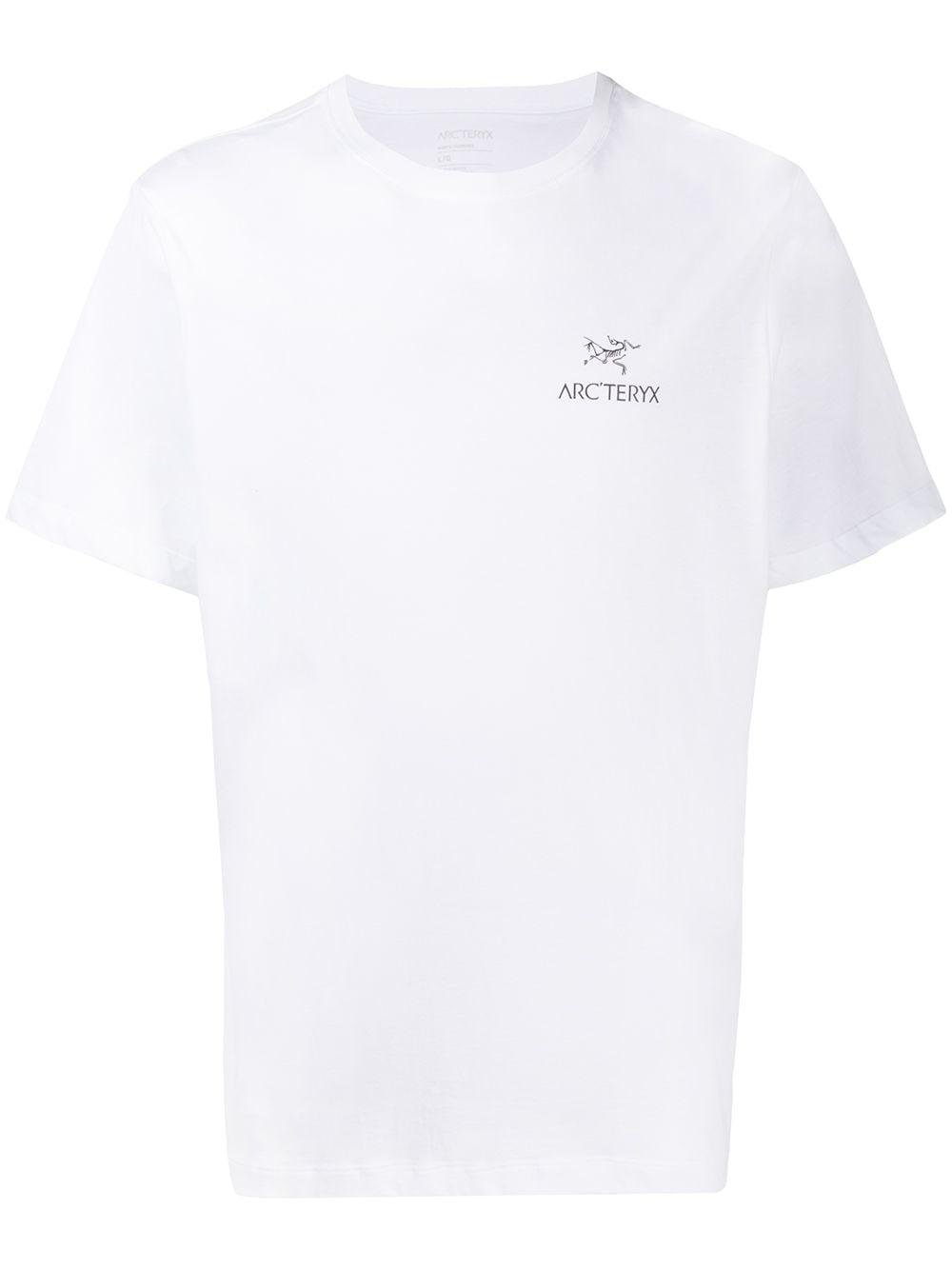 Arc'teryx Cotton Logo Print T-shirt in White for Men - Lyst