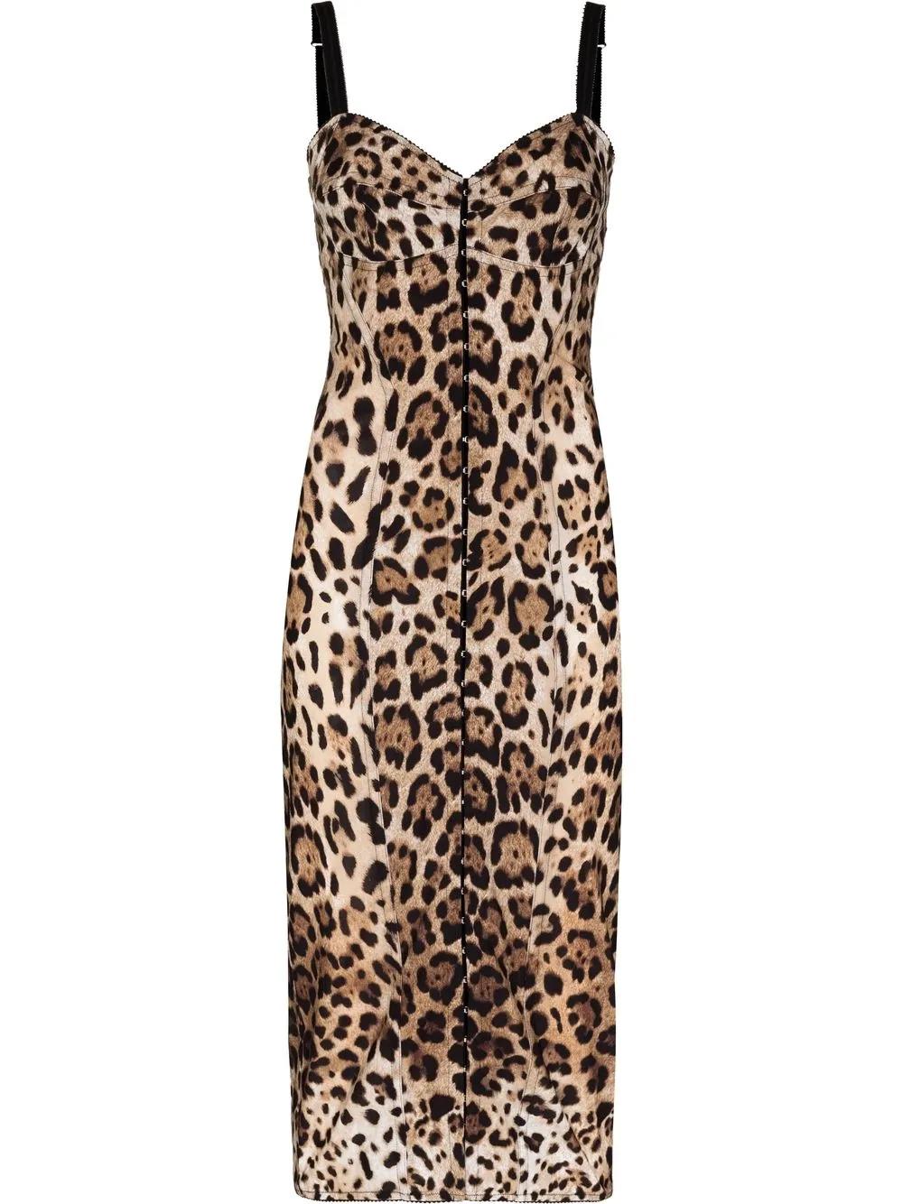 Dolce & Gabbana Animal Print Dresses for Women | Lyst