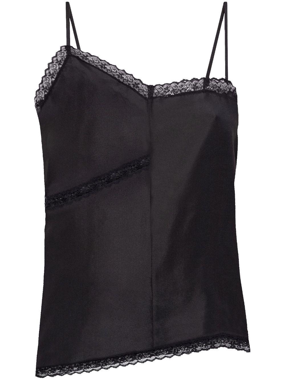 MM6 by Maison Martin Margiela レディース ブラック レースディテール 