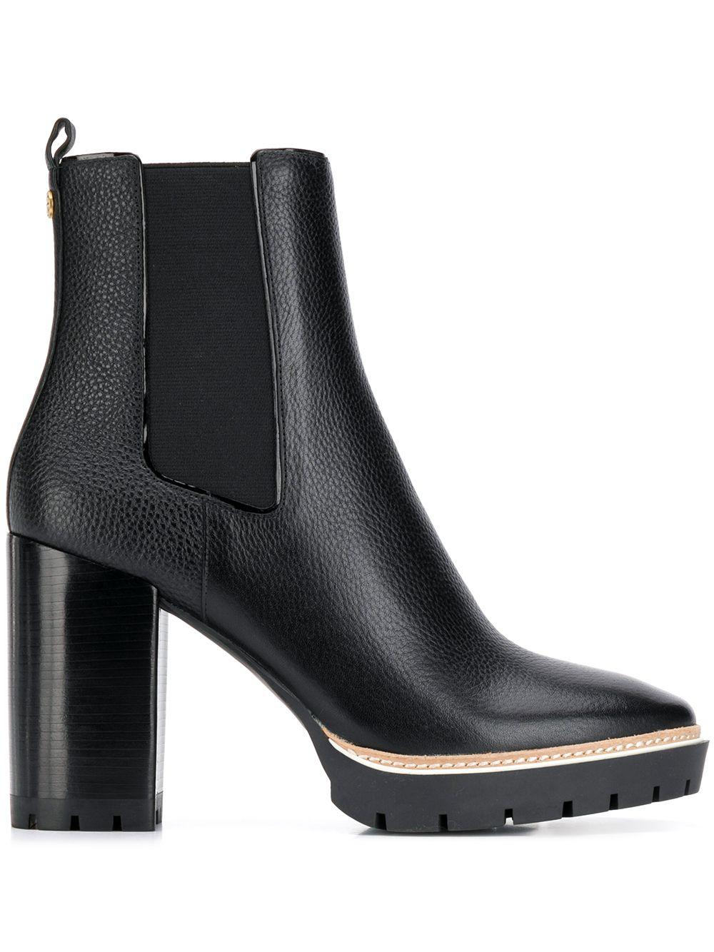 Botines Miller con suela dentada Tory Burch de color Negro | Lyst
