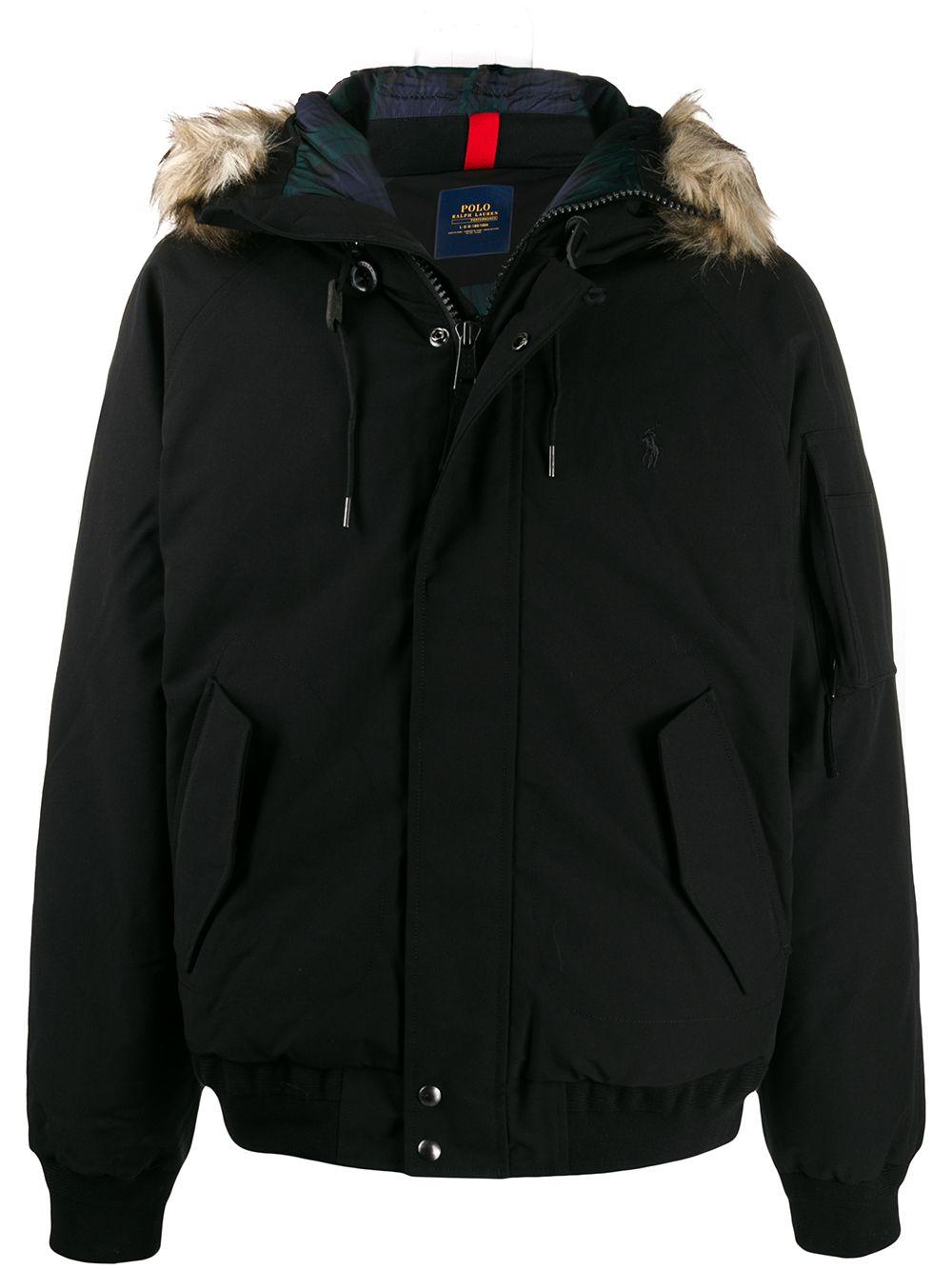 ralph lauren fur hood jacket