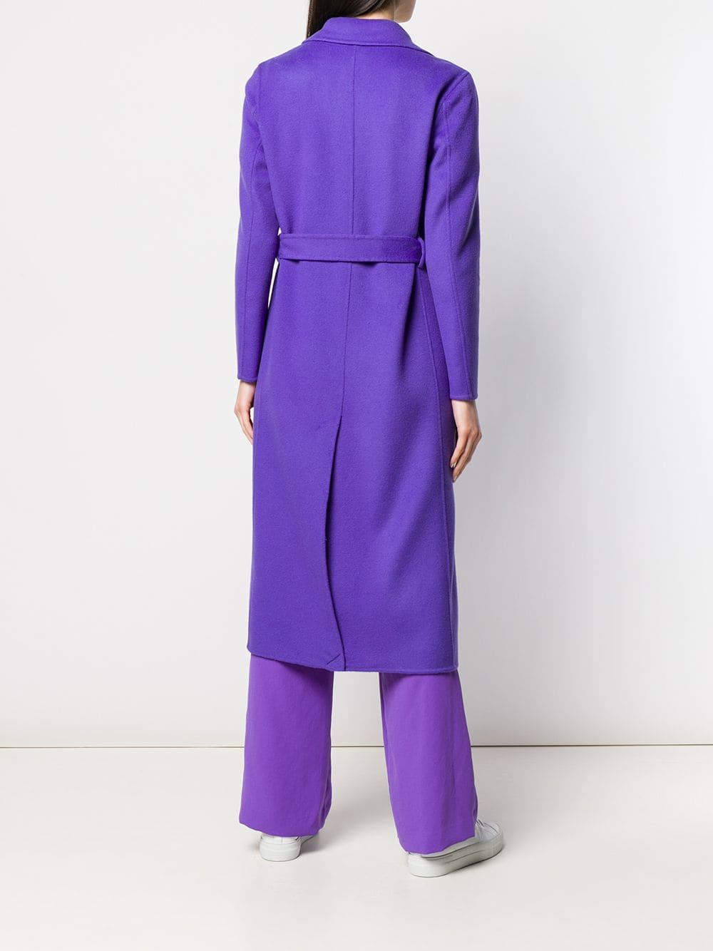 lilac long coat