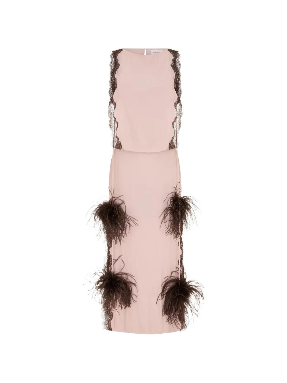 16arlington pink feather dress Rent 16Arlington Pink Dress UK 10