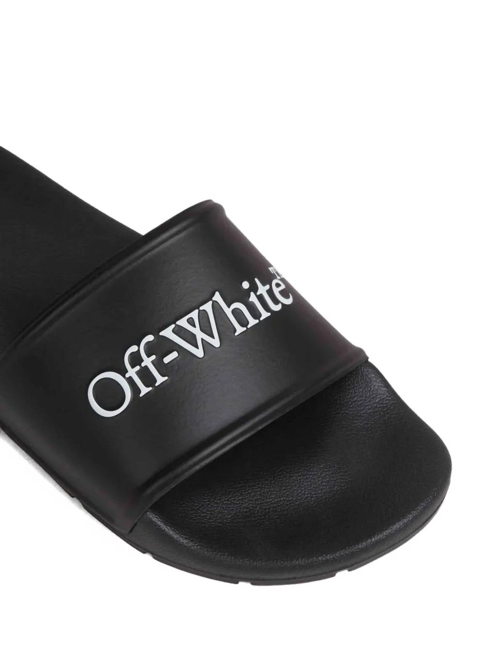 OFF-WHITE c/o Virgil Abloh Bookish Slides Off-White  main image 4