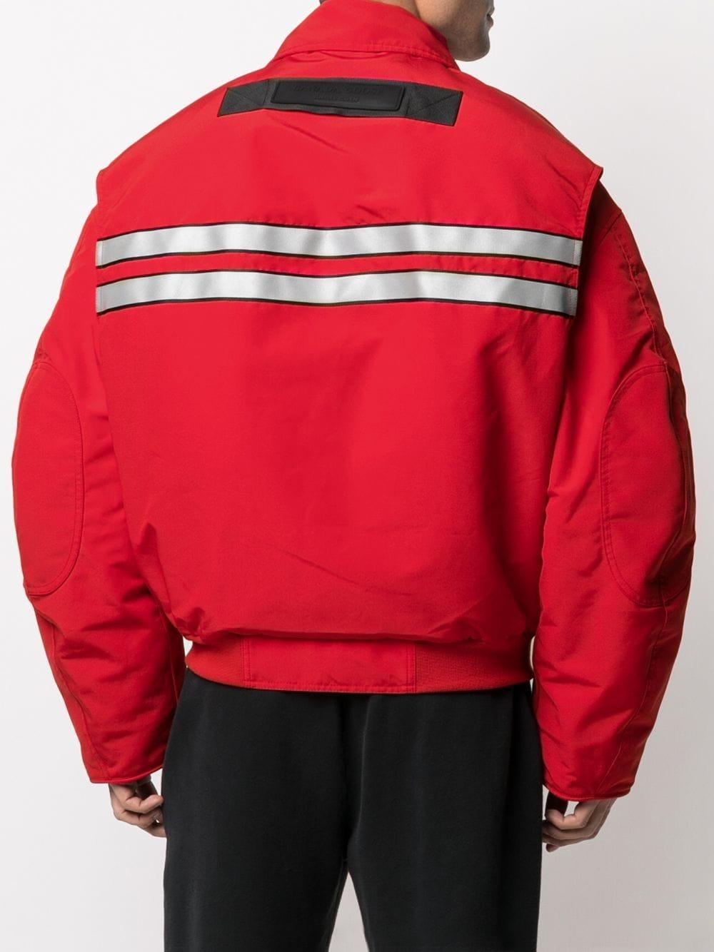 Canada Goose Goose X Angel Chen Arxan Bomber Jacket in Red 