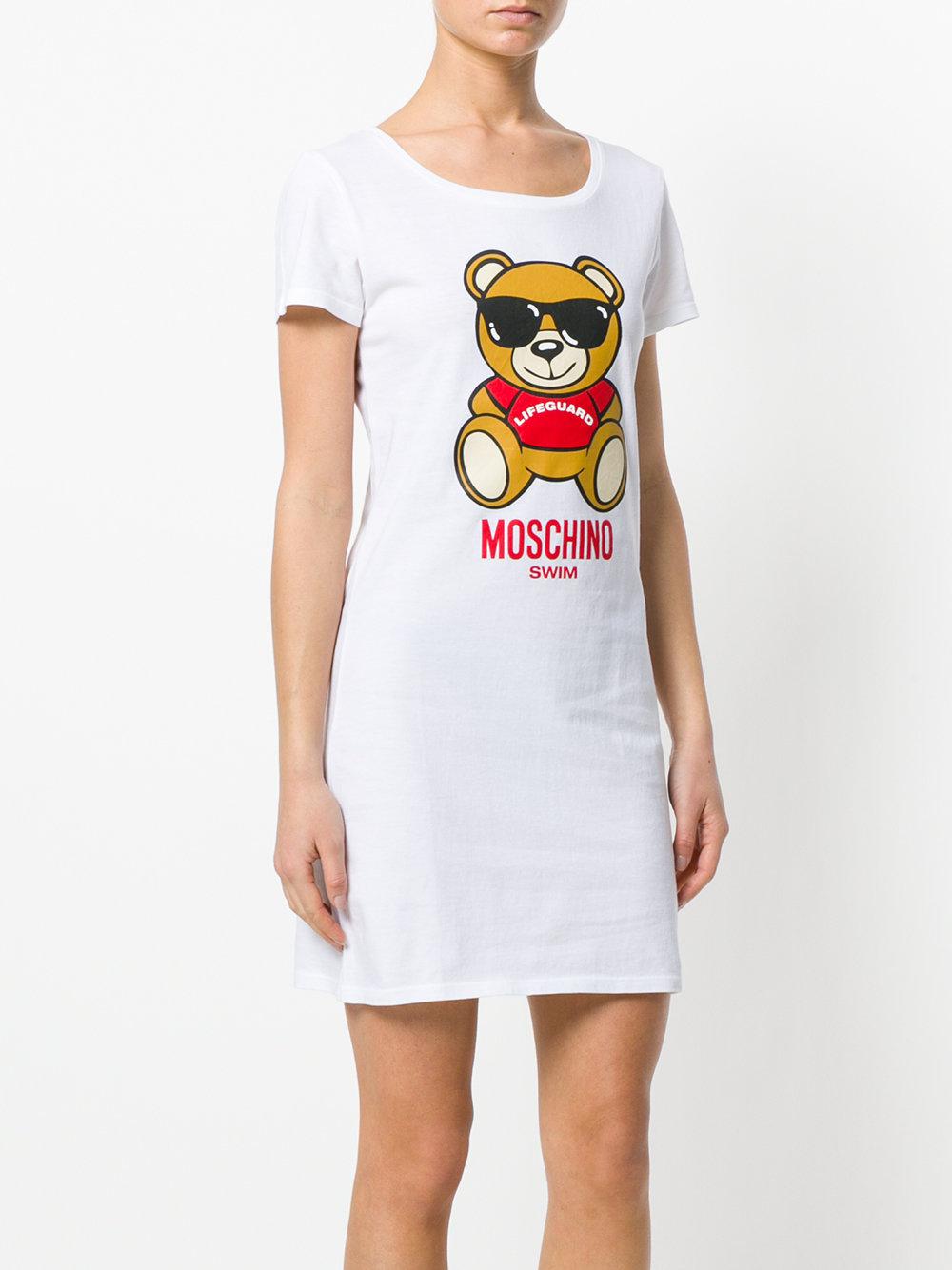 Moschino Cotton Swim T-shirt Dress in ...