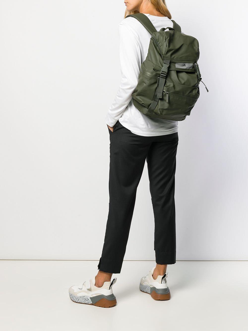 adidas By Stella McCartney Gym Backpack in Green | Lyst