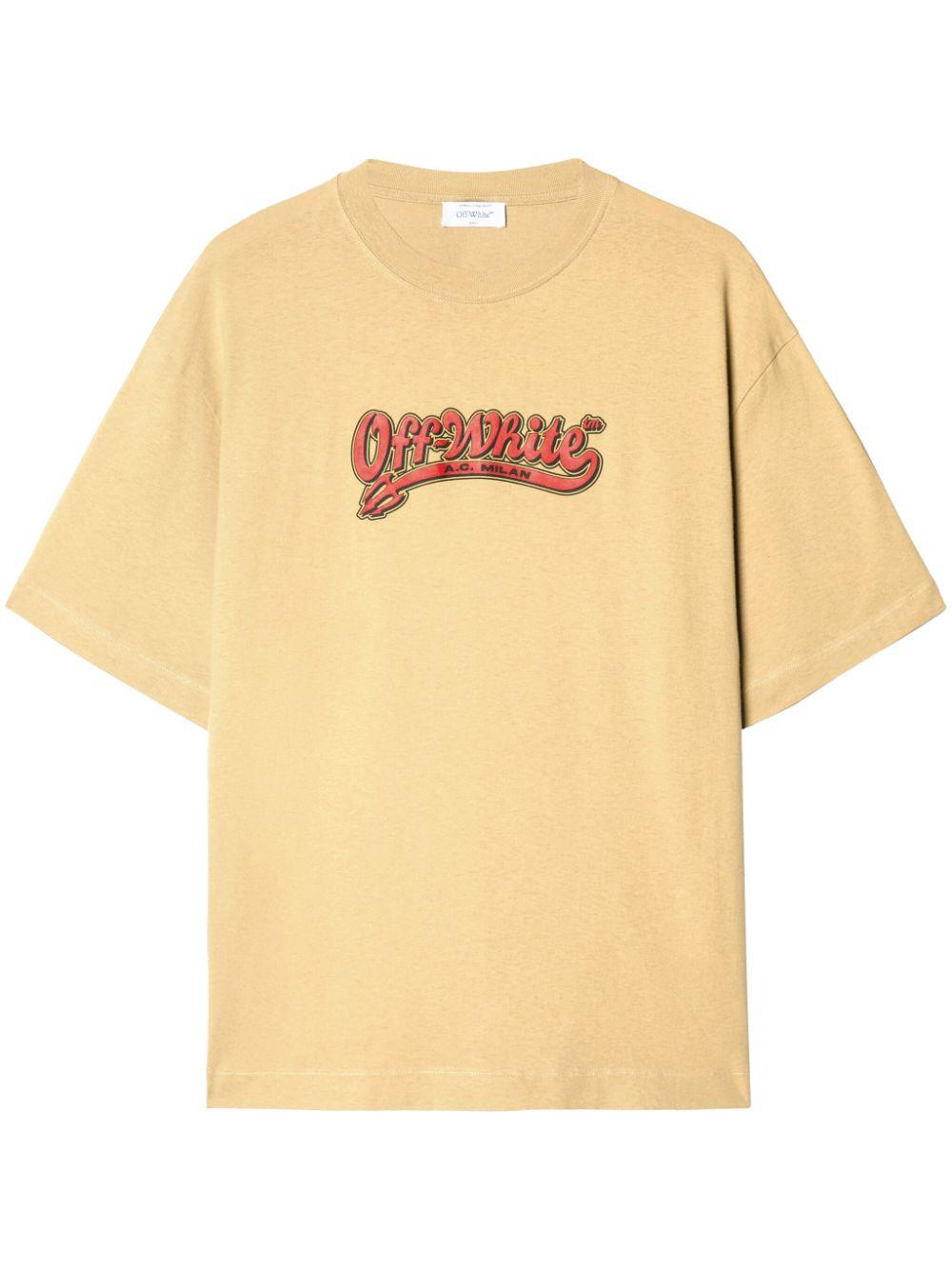 T-Shirt Milan Arrow di Off-White c/o Virgil Abloh in Neutro Lyst