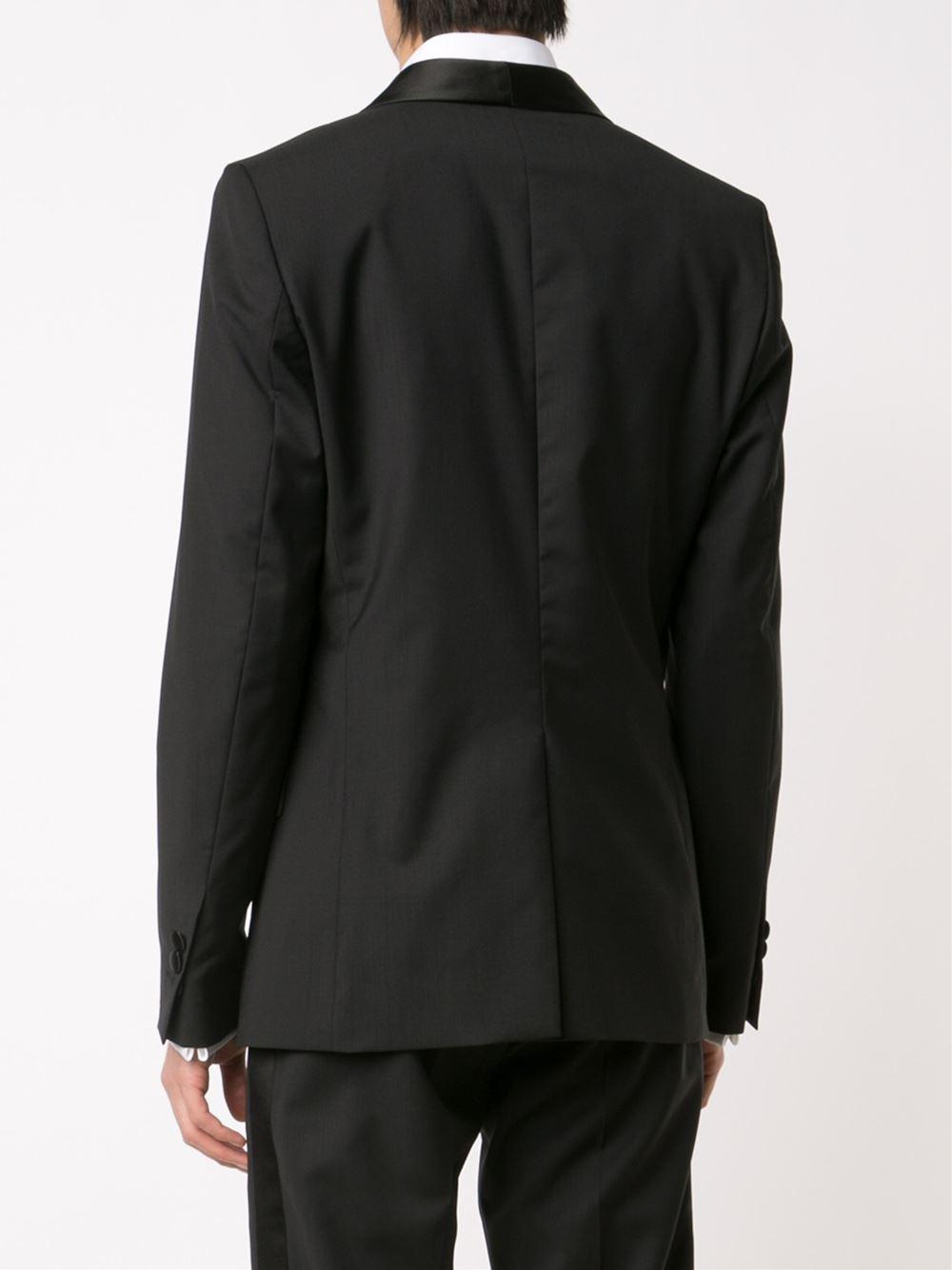 Vivienne Westwood Silk Tuxedo Blazer in Black for Men - Lyst