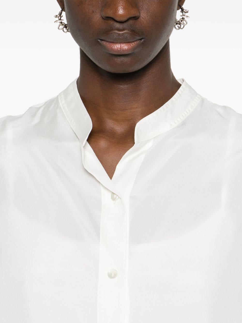 P.A.R.O.S.H. floral print buttoned shirt - White