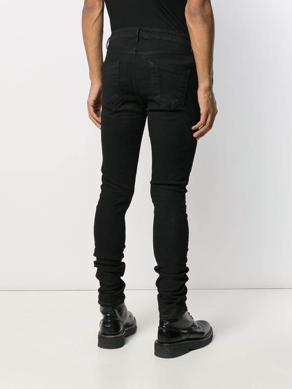 Rick Owens Drkshdw Denim Mid-rise Skinny Jeans in Black for Men - Lyst