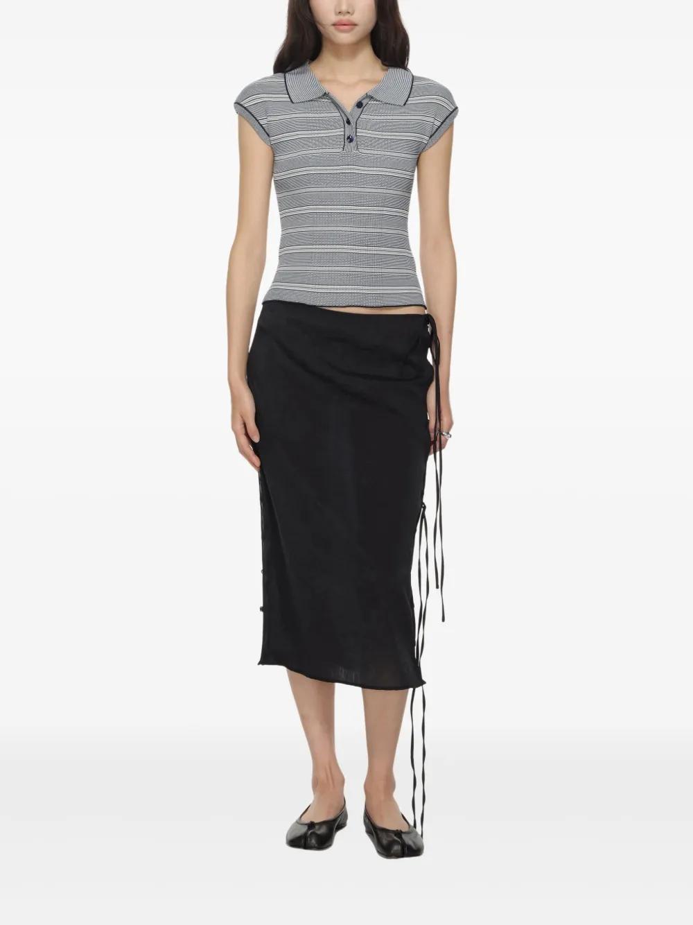 Low Classic Side-Tie Skirt in Blue | Lyst