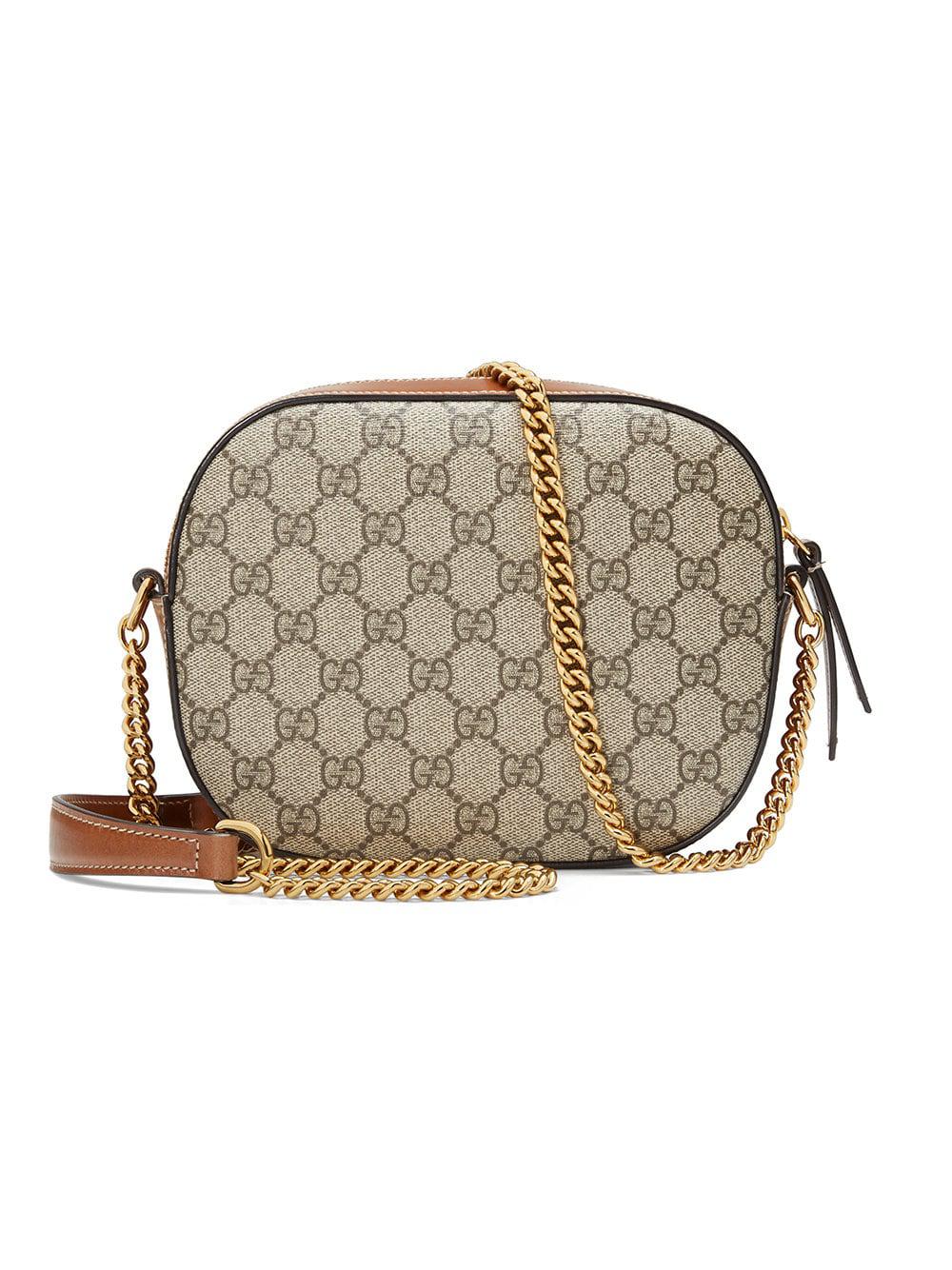 Gucci Canvas GG Supreme Mini Chain Bag 