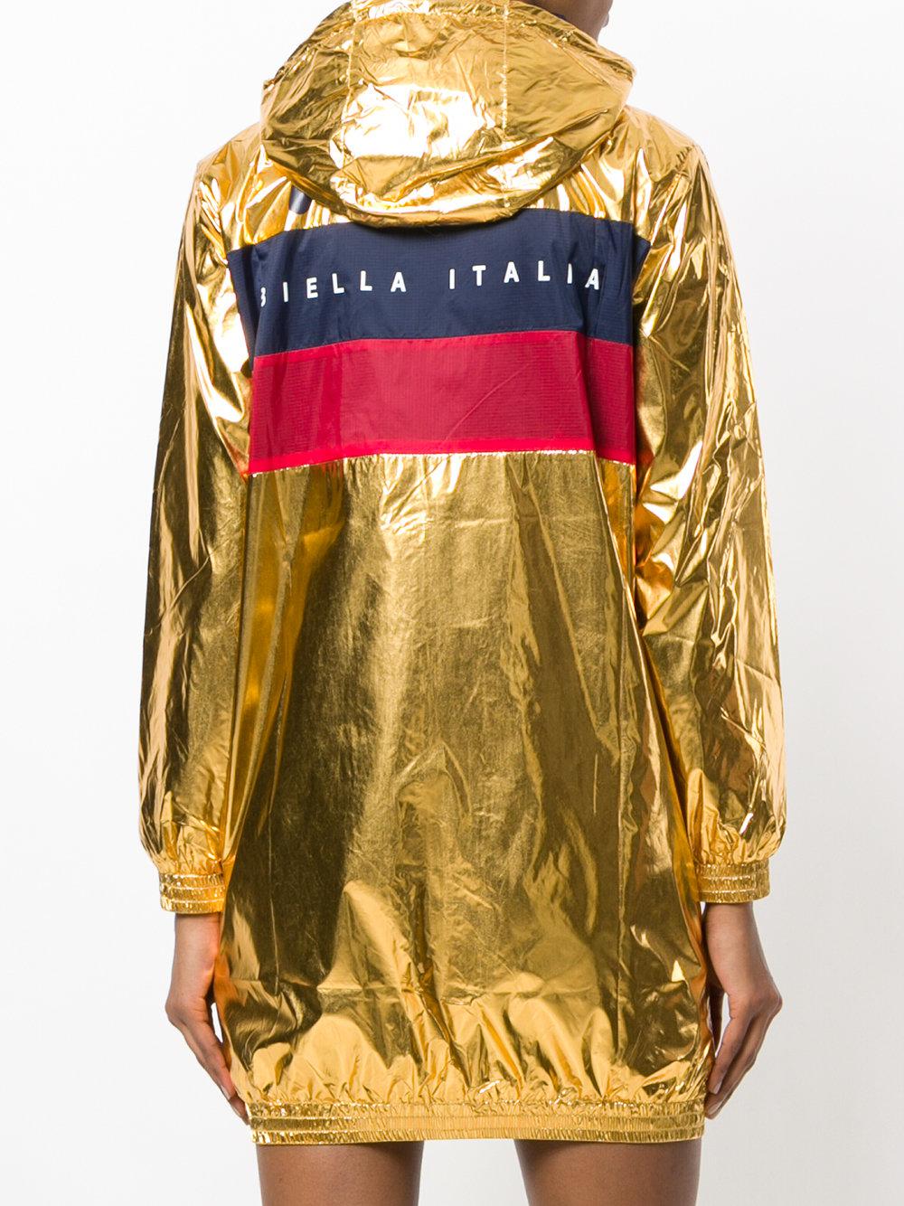 gold fila jacket