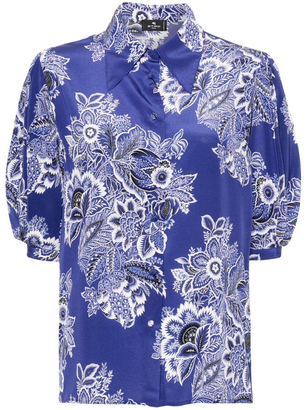 ETRO - Printed Silk Blouse