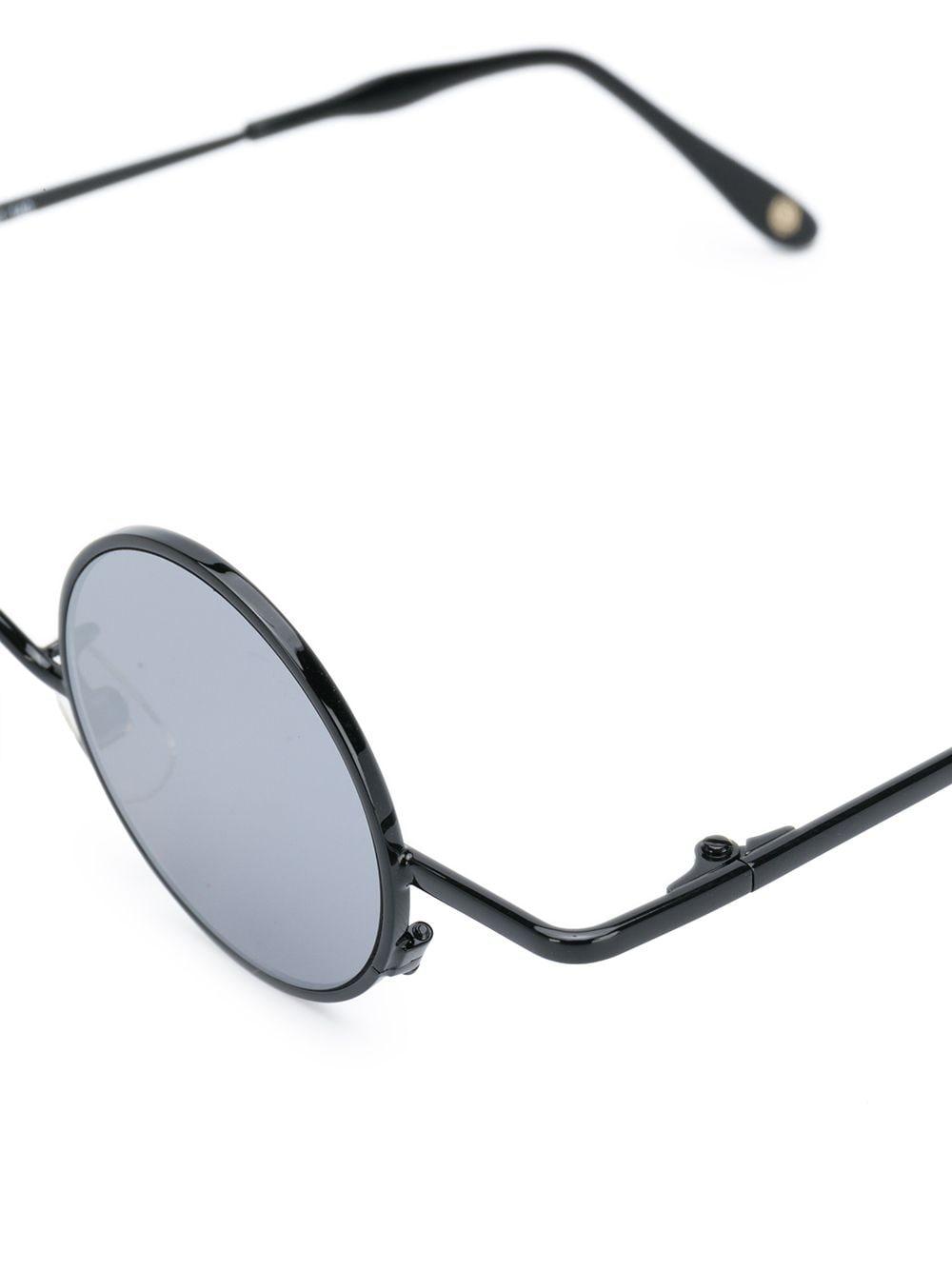 Occhiali da sole Sigmund tondi da Uomo di Kyme in Nero | Lyst