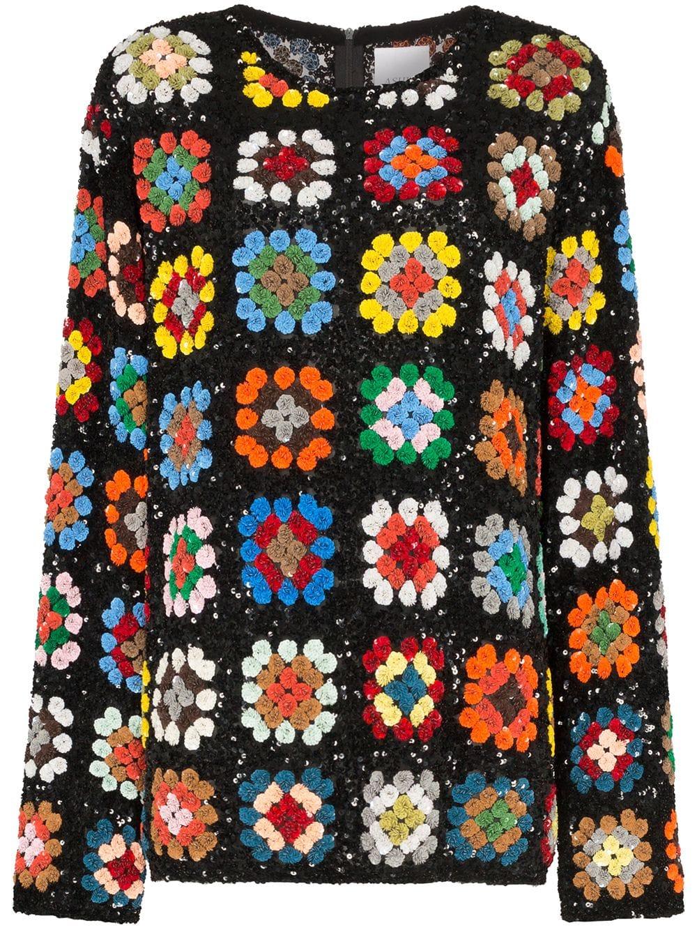 Ashish Sequin-embellished Crochet Knit 
