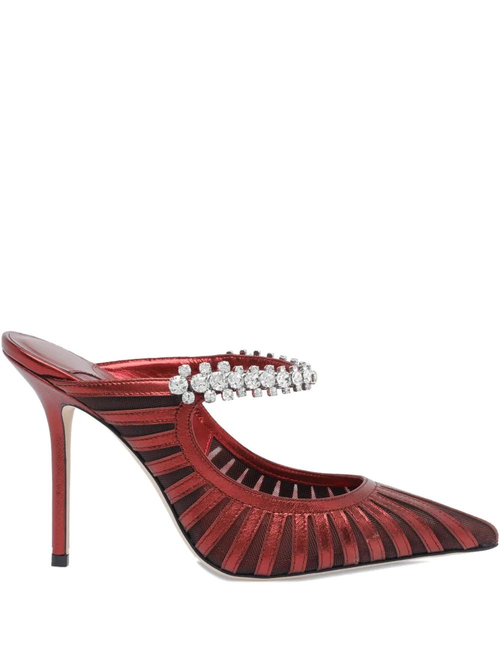 Jimmy Choo Bing 100mm ミュール ピンク | Lyst